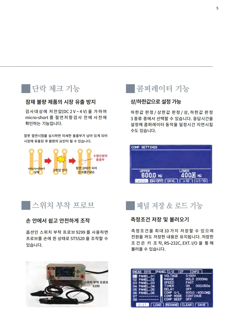 히오키 HIOKI ST5520 절연저항시험기 (가격문의)