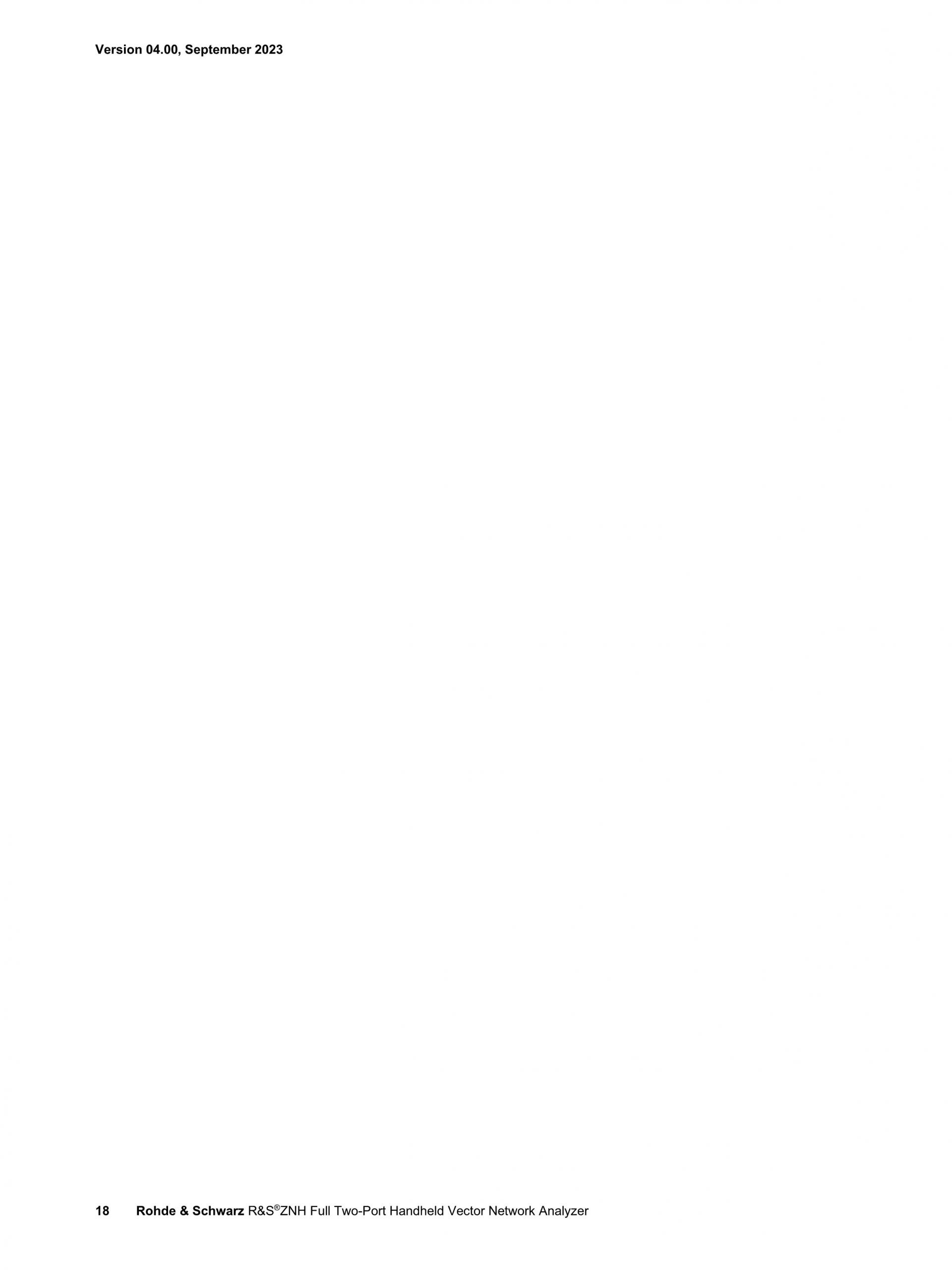 ROHDE & SCHWARZ 로데슈바르츠 로데슈바르즈 - ZNH 휴대용 벡터 네트워크 분석기 (가격문의)