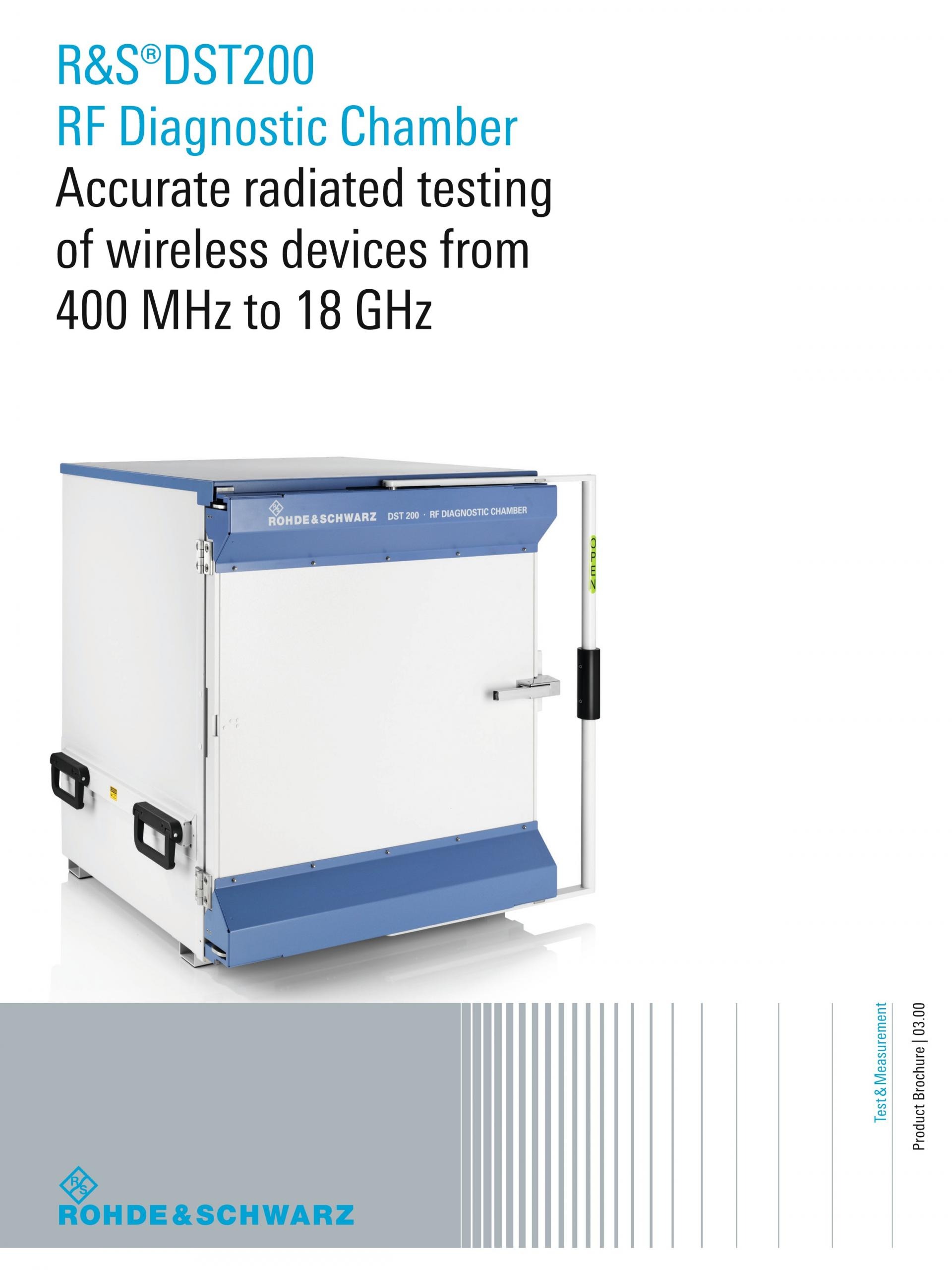 ROHDE & SCHWARZ 로데슈바르츠 로데슈바르즈 DST200 RF 진단 챔버 – 굿맨시스템 (가격문의)
