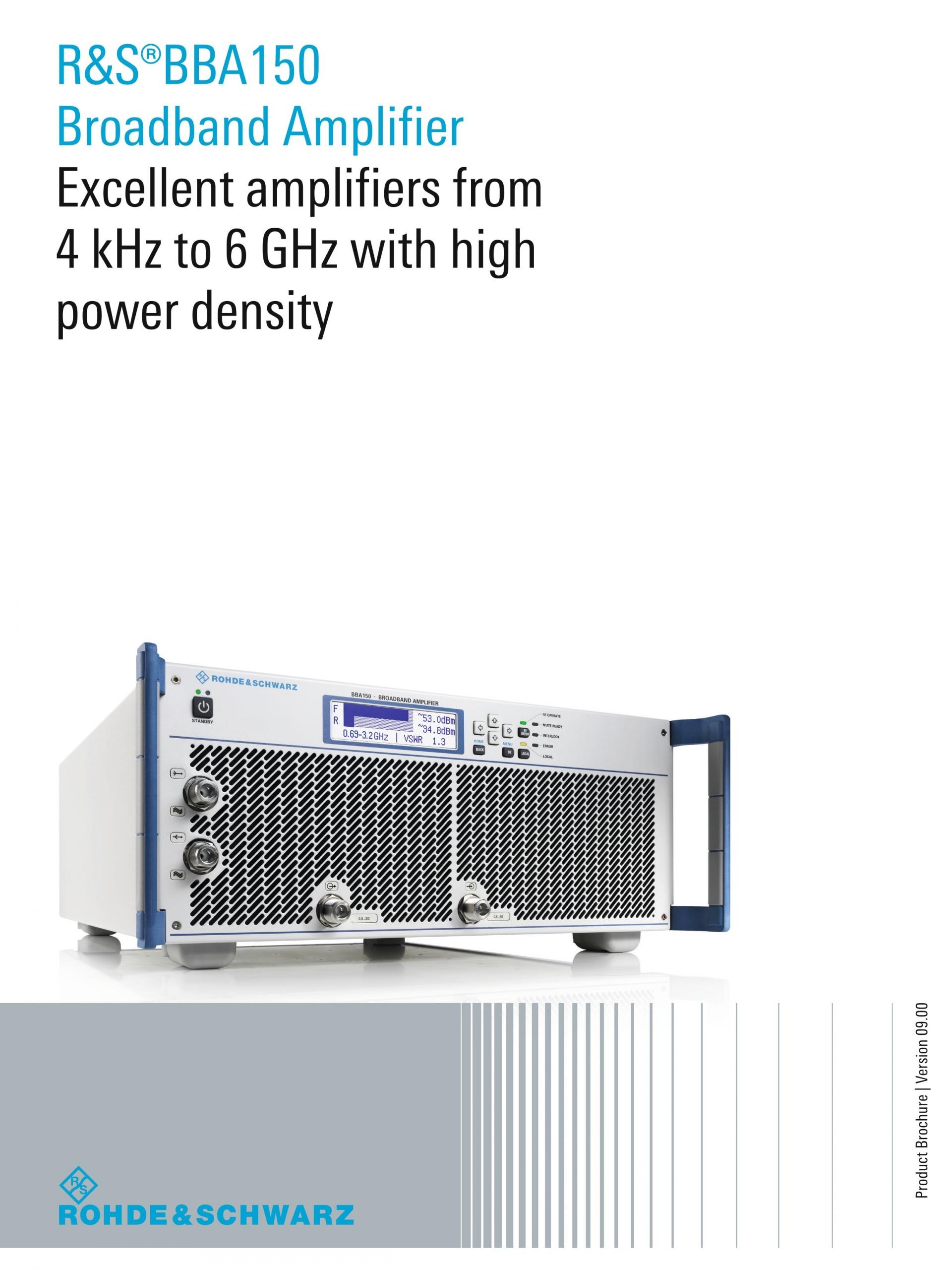 ROHDE & SCHWARZ 로데슈바르츠 로데슈바르즈 BBA150 광대역 증폭기 (가격문의)