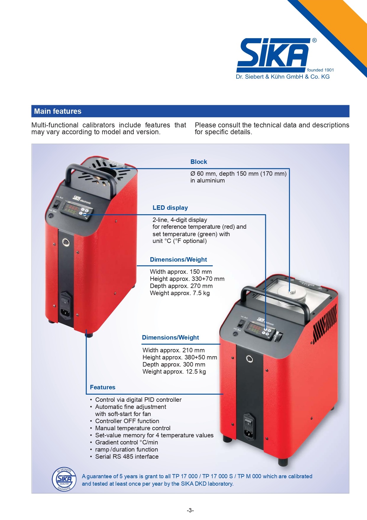 시카 SIKA TPM165S 저온용 마이크로배스 (-35~165℃) (가격문의)