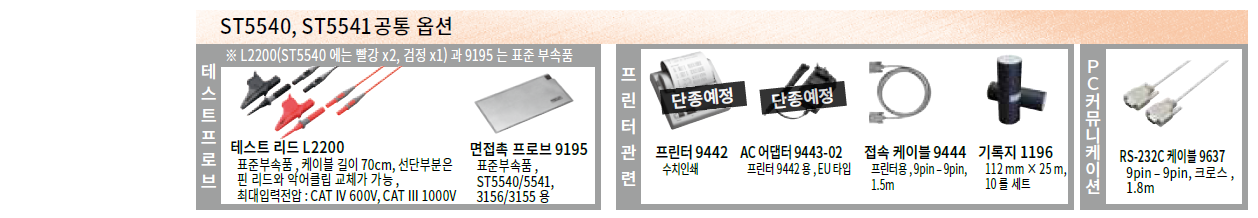 HIOKI 히오키 ST5541 누설전류 시험기 – 굿맨시스템 (가격문의)