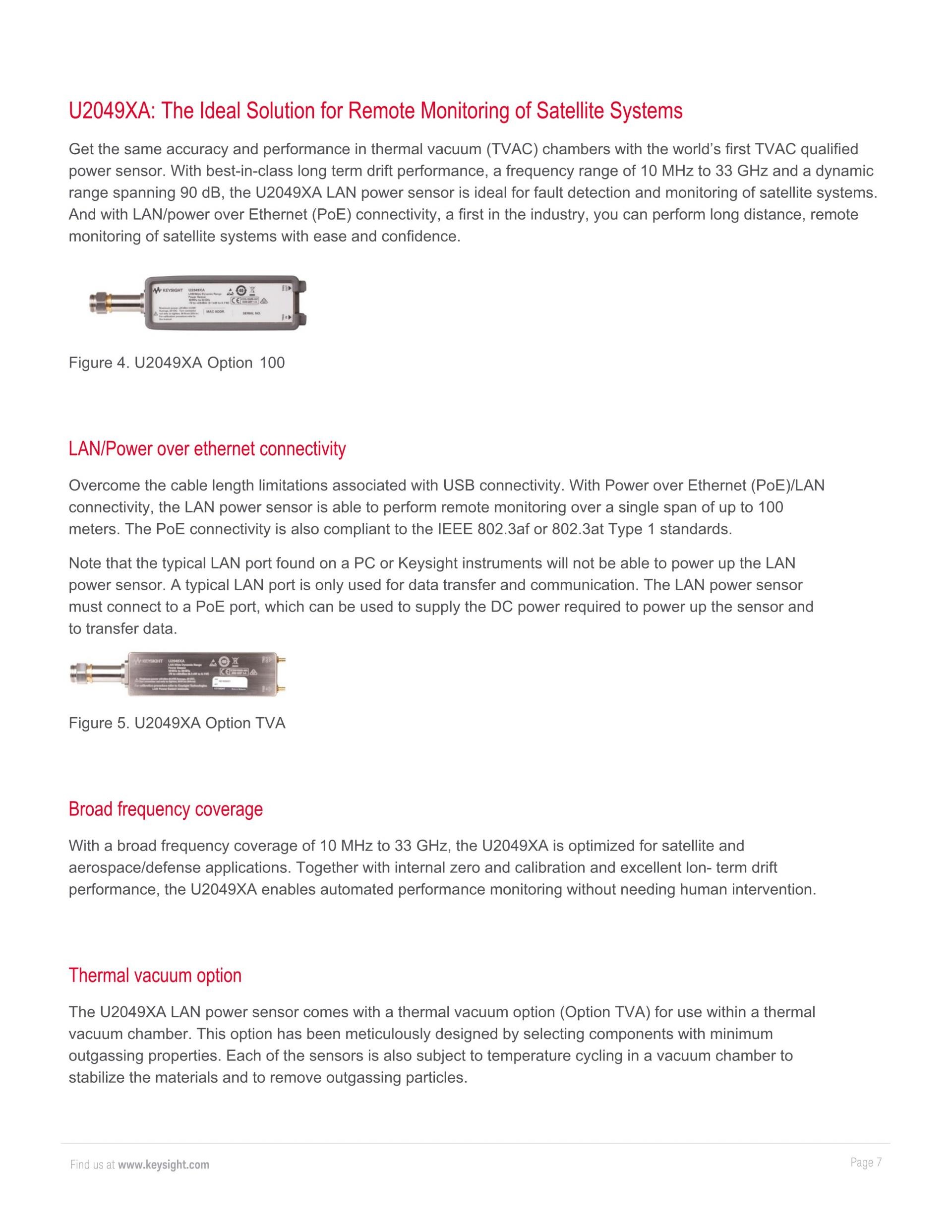 키사이트 KEYSIGHT U2049XA 10 MHz ~ 33 GHz LAN 피크 및 평균 전력 센서 – 굿맨시스템 (가격문의)