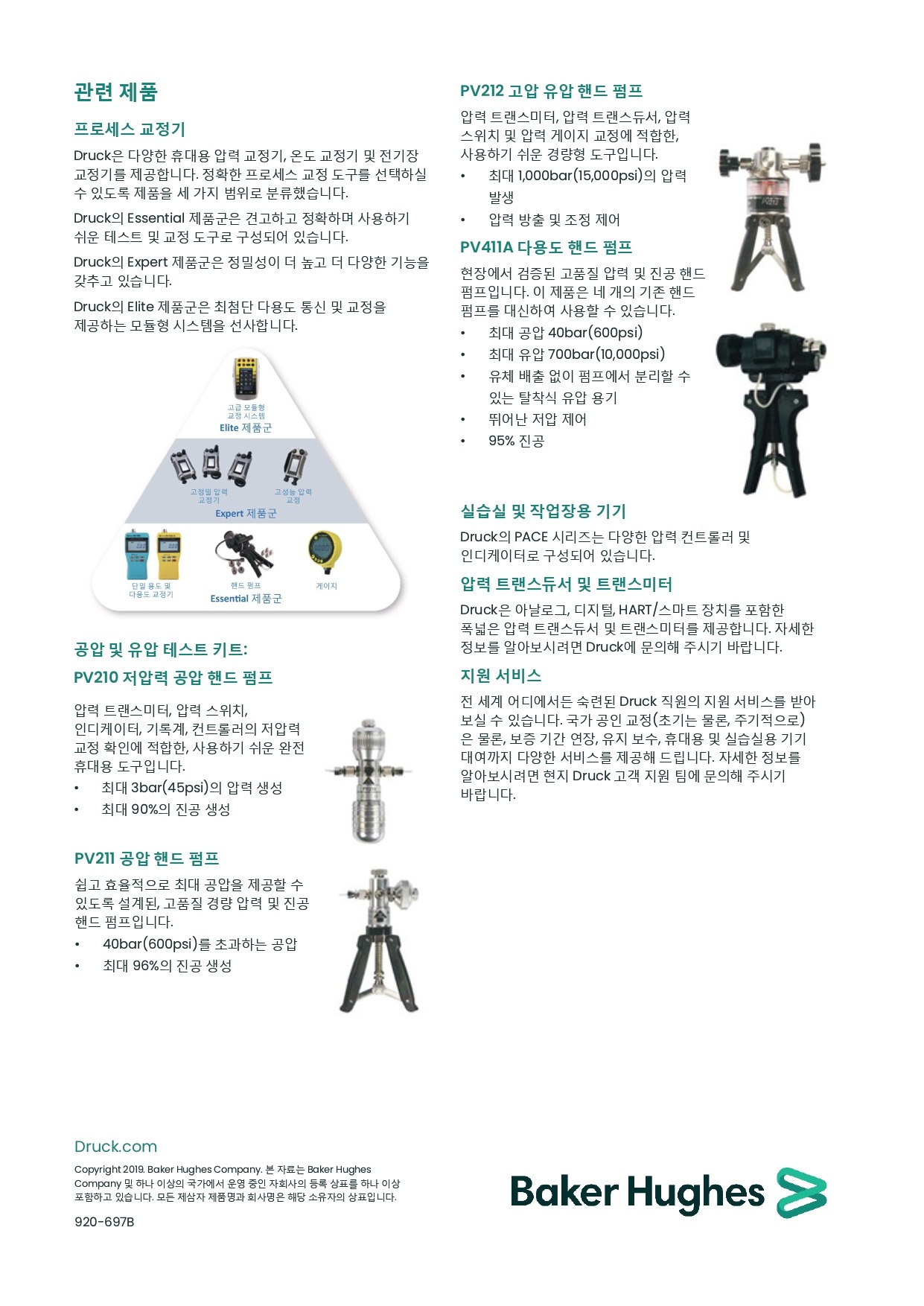 DRUCK 드럭 DPI705e 휴대용 압력인디게이터 (0.1%~0.025%) - 가격문의