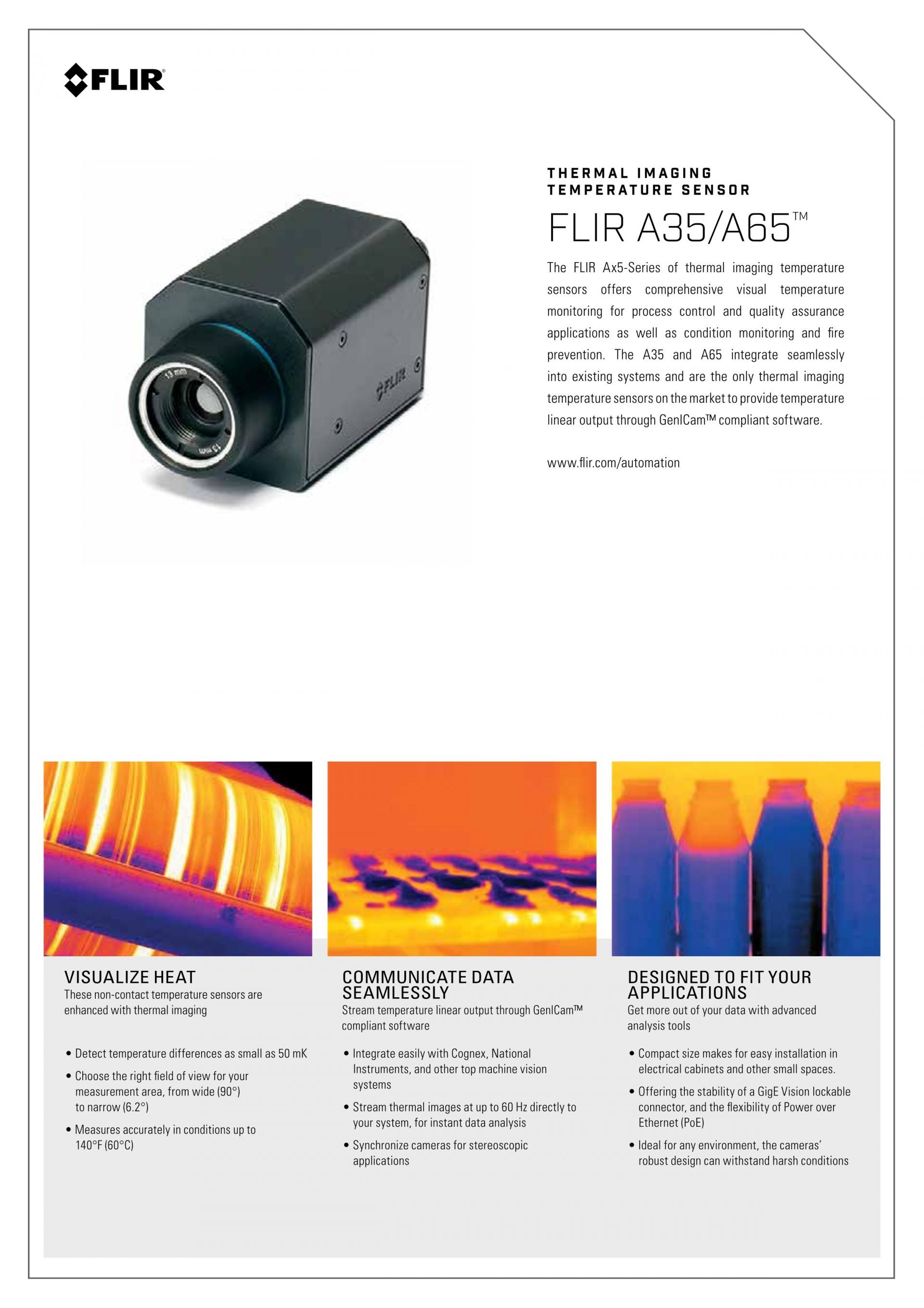 FLIR 플리어 A65 적외선 온도 센서 ()