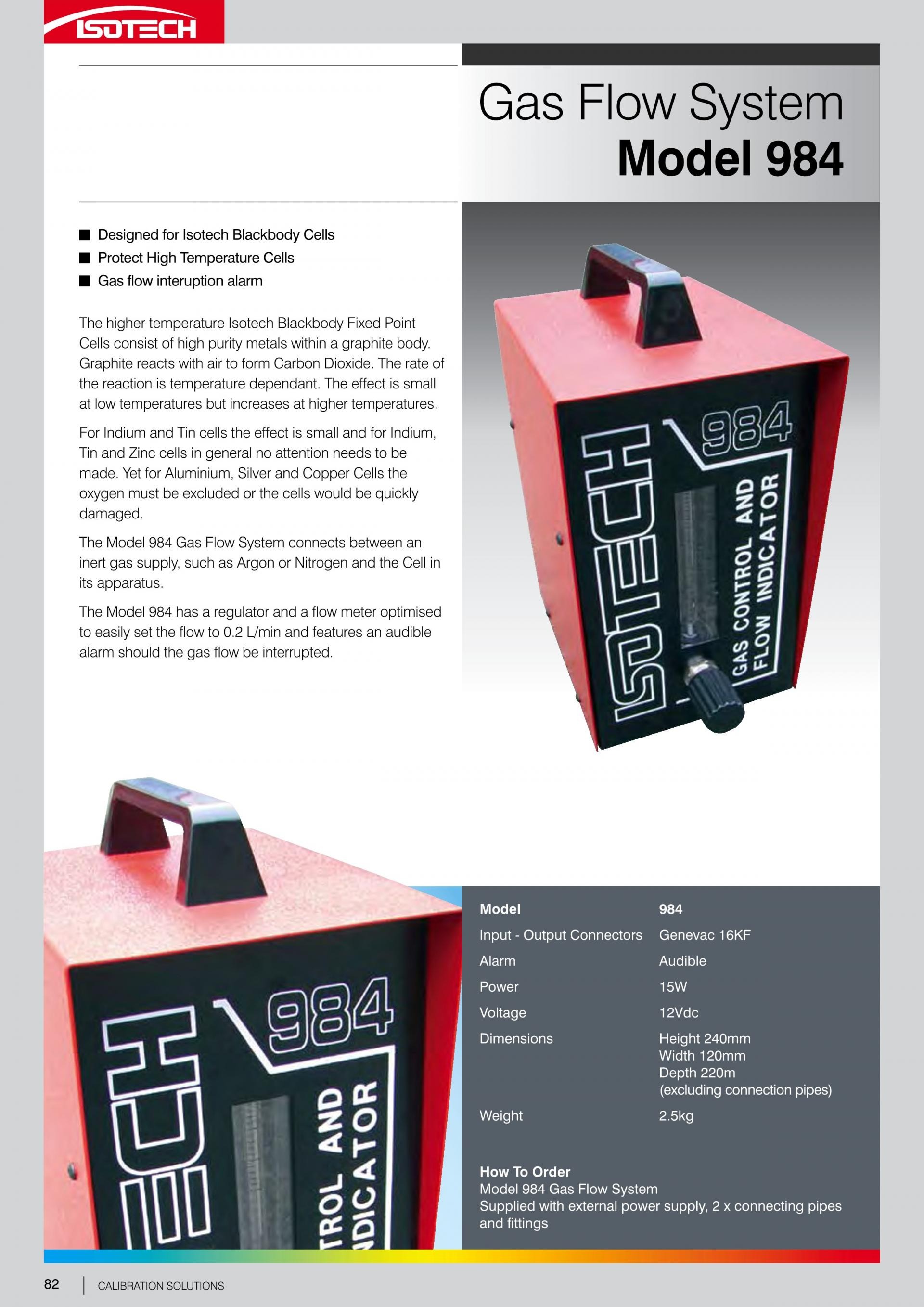 아이소텍 ISOTECH 984 GAS FLOW SYSTEM ()