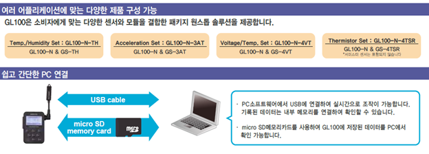 GRAPHTEC 그라프텍 GL100-N 소형 데이터 로거 - 가격문의