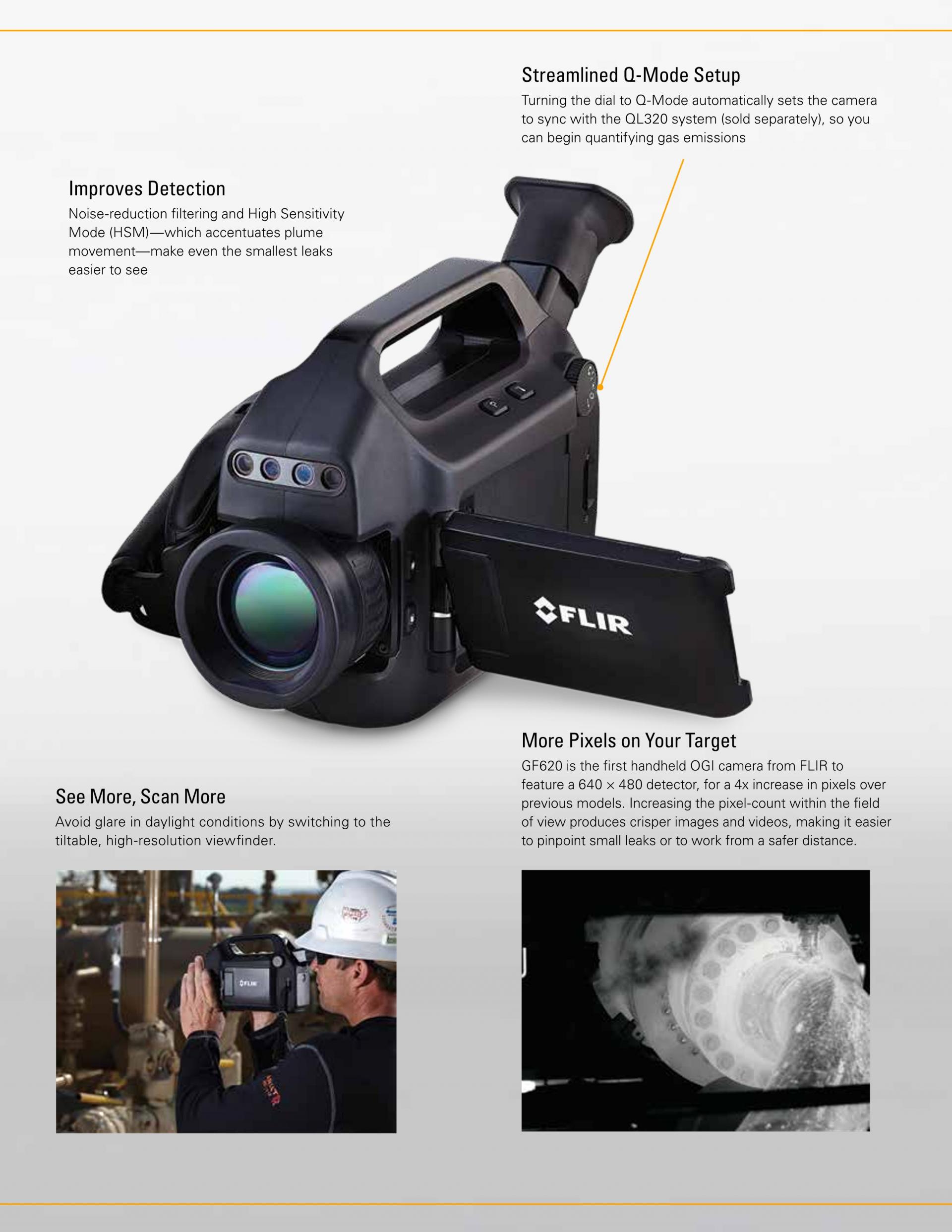 플리어 FLIR GF620 | 광학 가스 이미징 카메라 (가격문의)