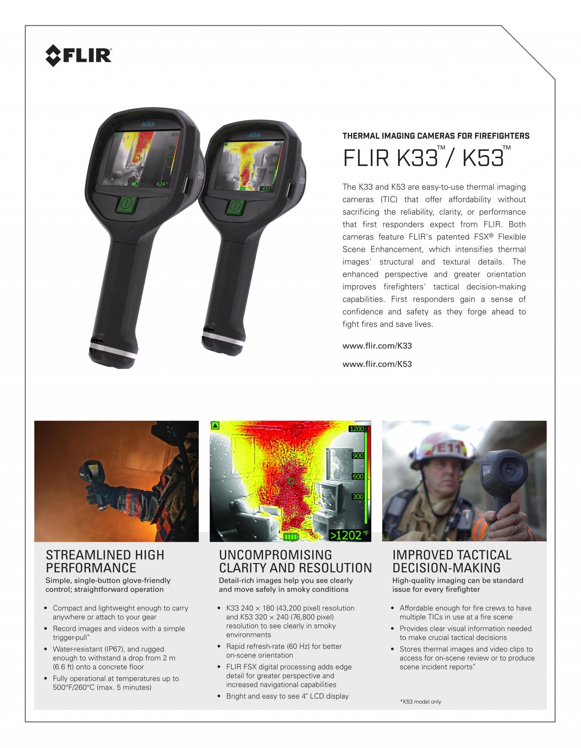 플리어 FLIR K33 – 굿맨시스템 고성능 열화상 카메라 (TIC) ()
