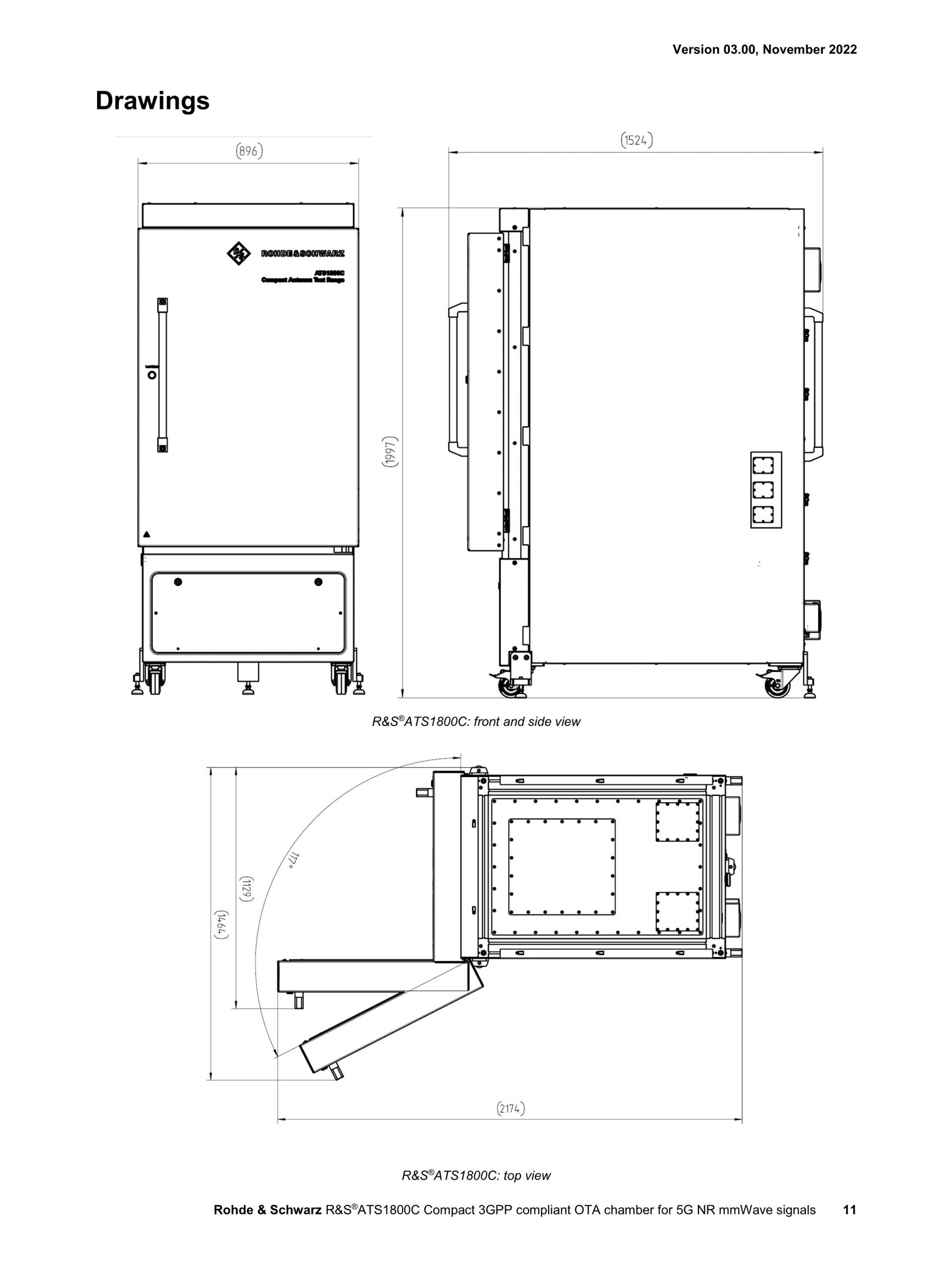 ROHDE & SCHWARZ 로데슈바르츠 로데슈바르즈 ATS1800C OTA챔버 (가격문의)