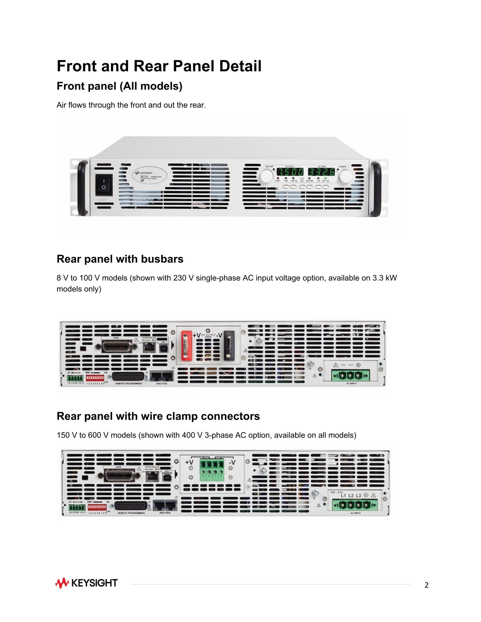 키사이트 KEYSIGHT N8755A (가격문의) 전원 공급기, 30V, 170A, 5100W