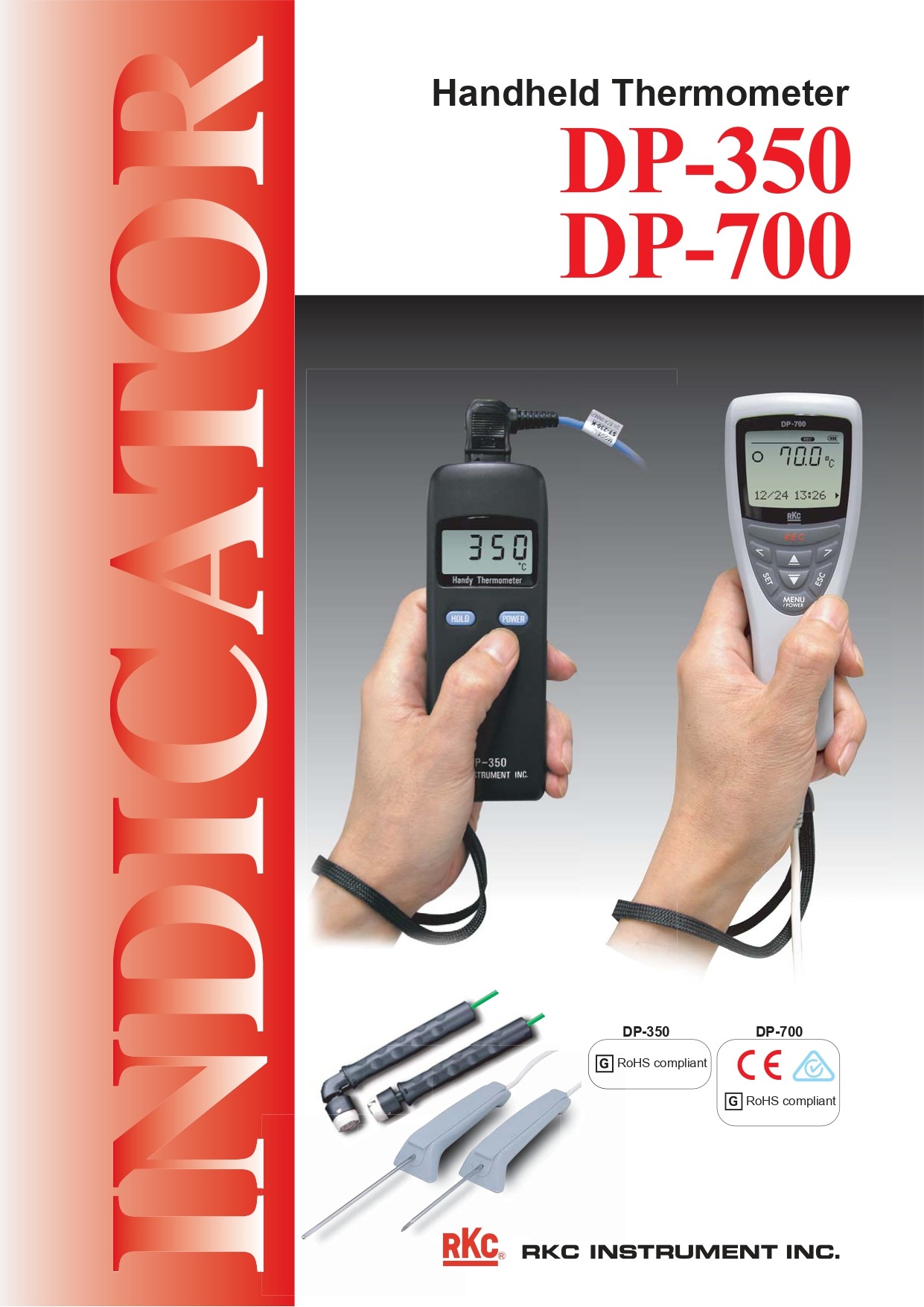 알케이씨 RKC DP350 & DP700 Handheld Thermometer ()