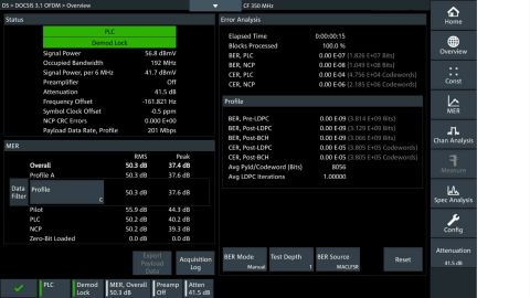 로데슈바르즈 ROHDE & SCHWARZ - DSA DOCSIS 신호 분석기 ()