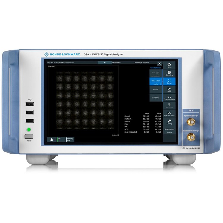로데슈바르즈 ROHDE & SCHWARZ - DSA DOCSIS 신호 분석기 (가격문의)