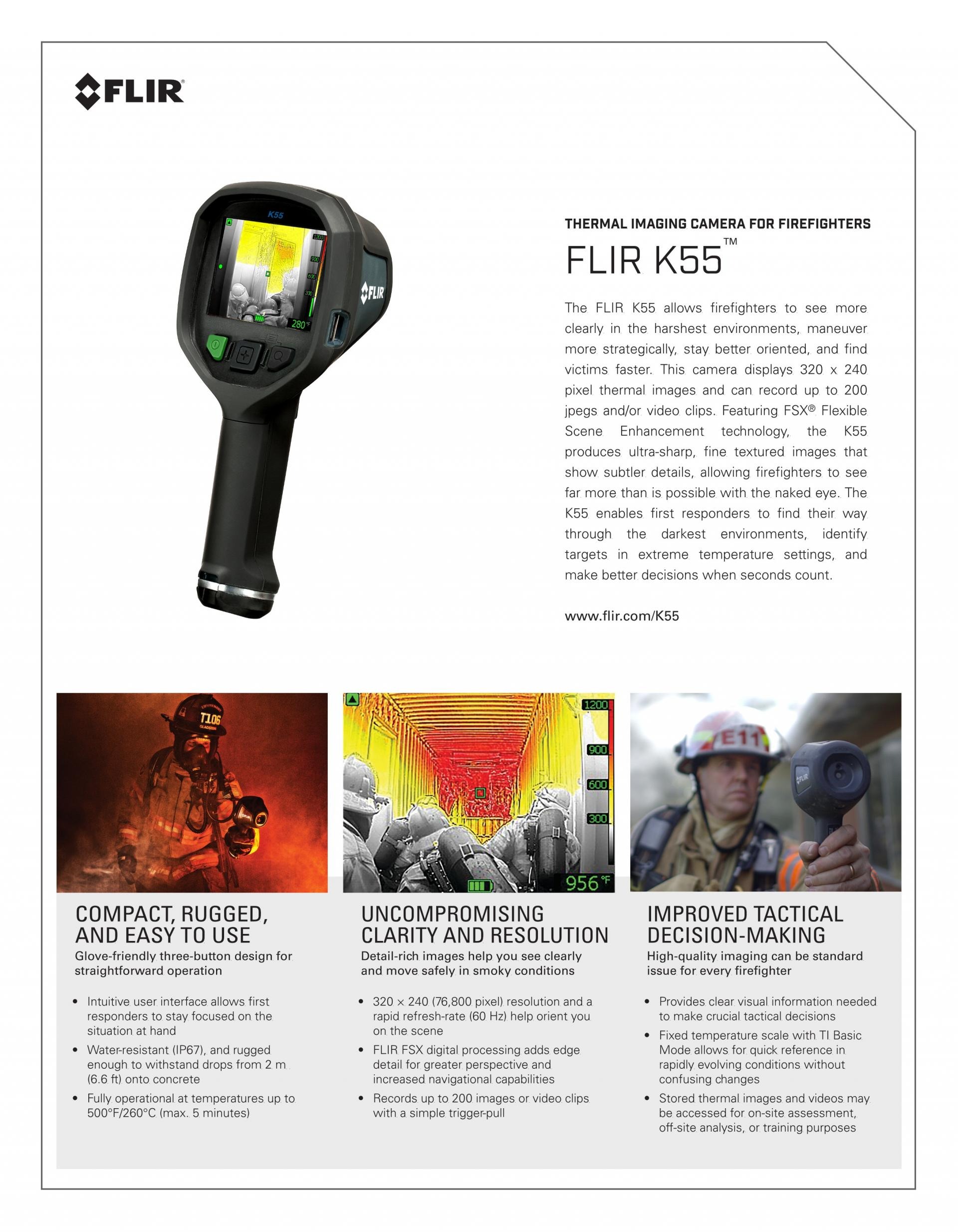 플리어 FLIR K55 고성능 열화상 카메라 (TIC) – 굿맨시스템 ()