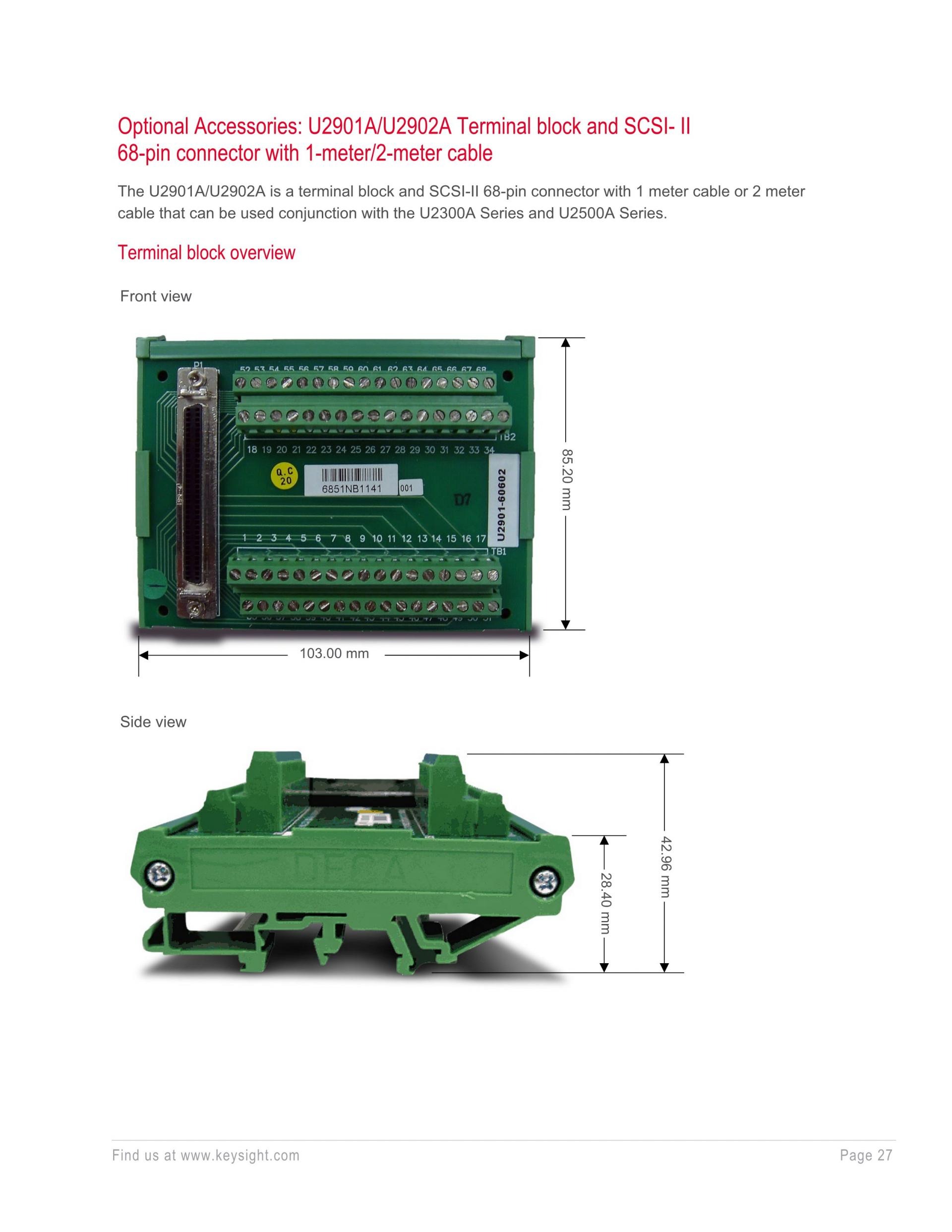 키사이트 KEYSIGHT U2353A 16채널 500 kSa/s USB 모듈러 다기능 데이터 수집