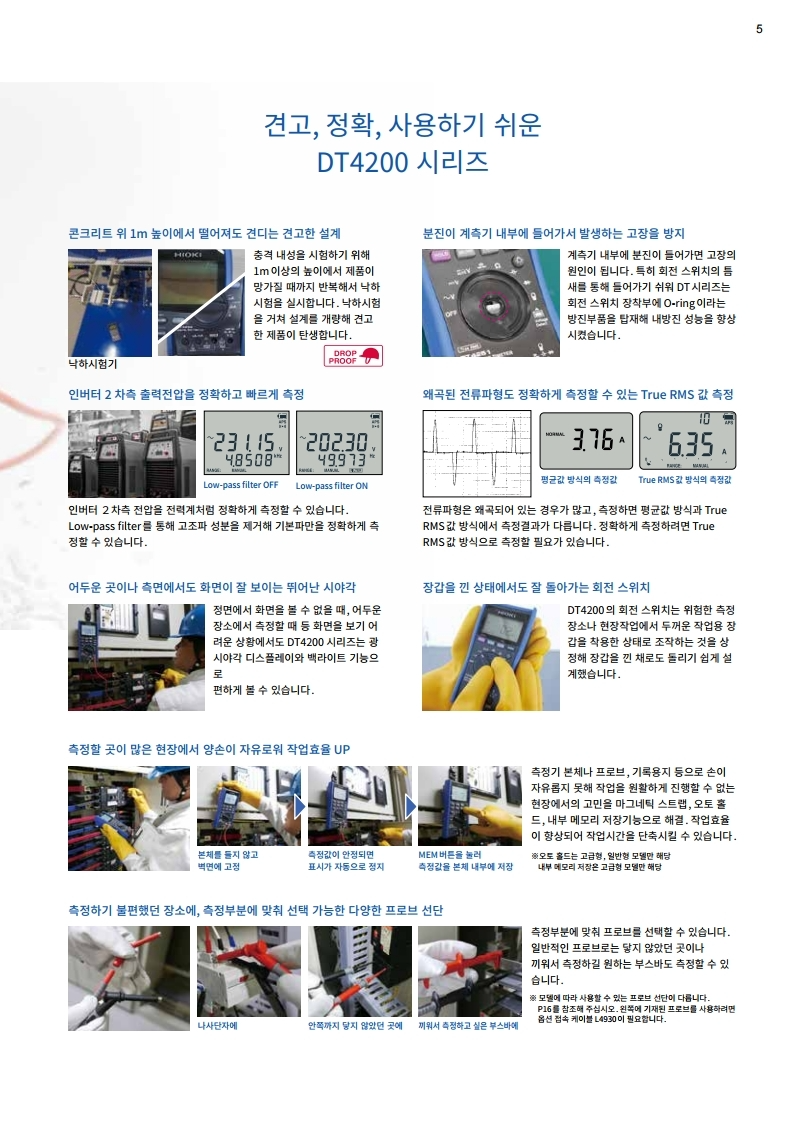 HIOKI 히오키 DT4222 디지털 멀티 미터 (가격문의)