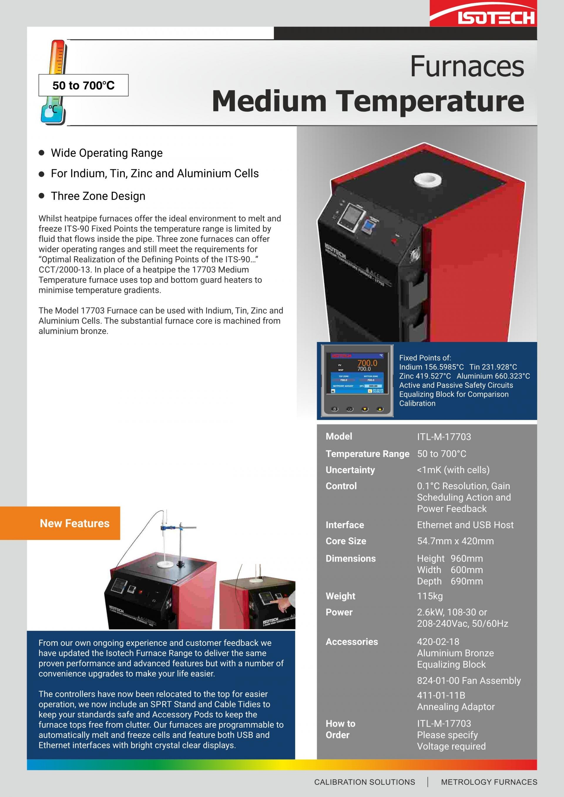 ISOTECH ITL- 아이소텍 M-17703 MEDIUM TEMPERATURE FURNACE (가격문의)