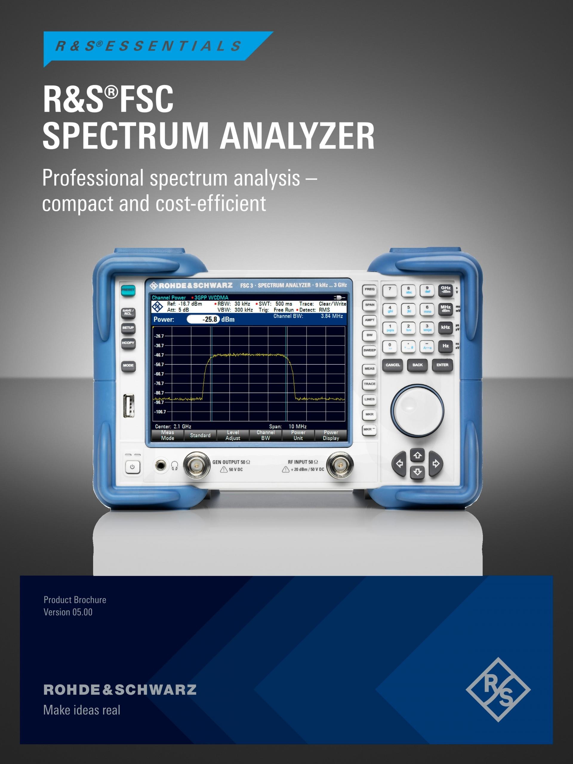 ROHDE & SCHWARZ 로데슈바르츠 로데슈바르즈 - FSC 스펙트럼 분석기 (가격문의)