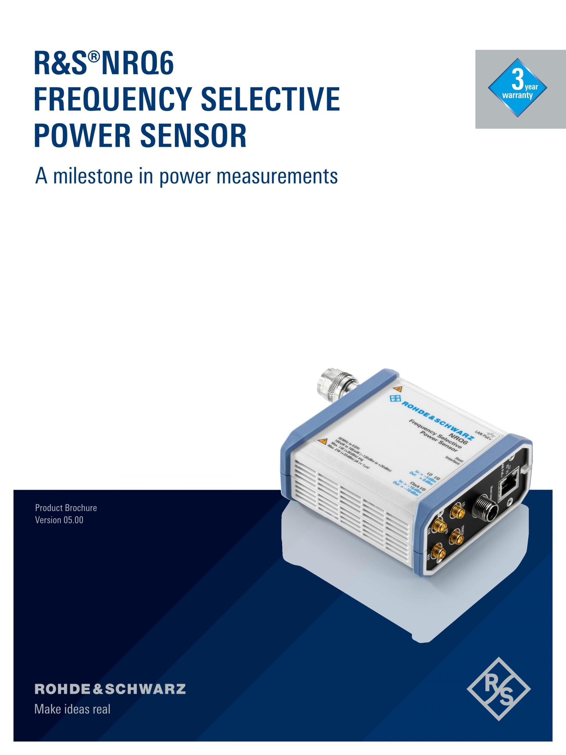 로데슈바르즈 ROHDE & SCHWARZ NRQ6 주파수 선택형 파워 센서 (가격문의) – 굿맨시스템
