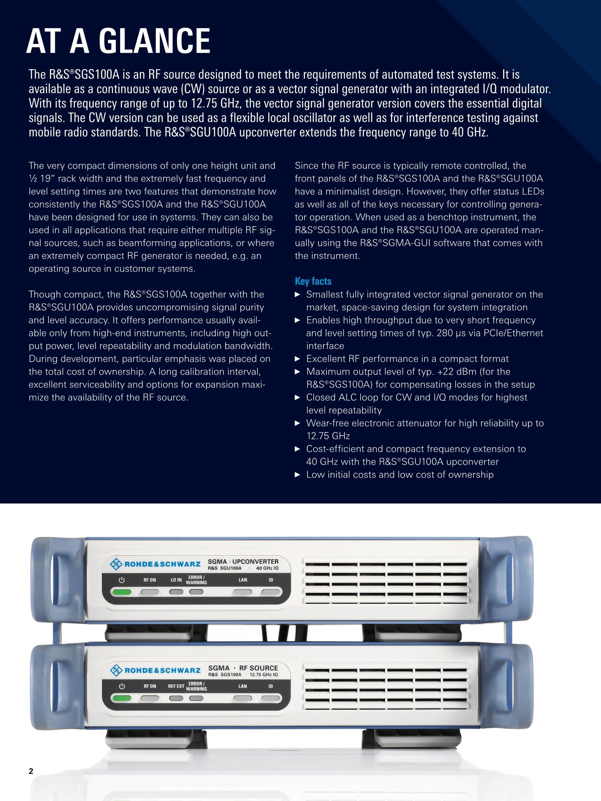 ROHDE & SCHWARZ 로데슈바르츠 로데슈바르즈 SGU100A SGMA 업컨버터 – 굿맨시스템 (가격문의)