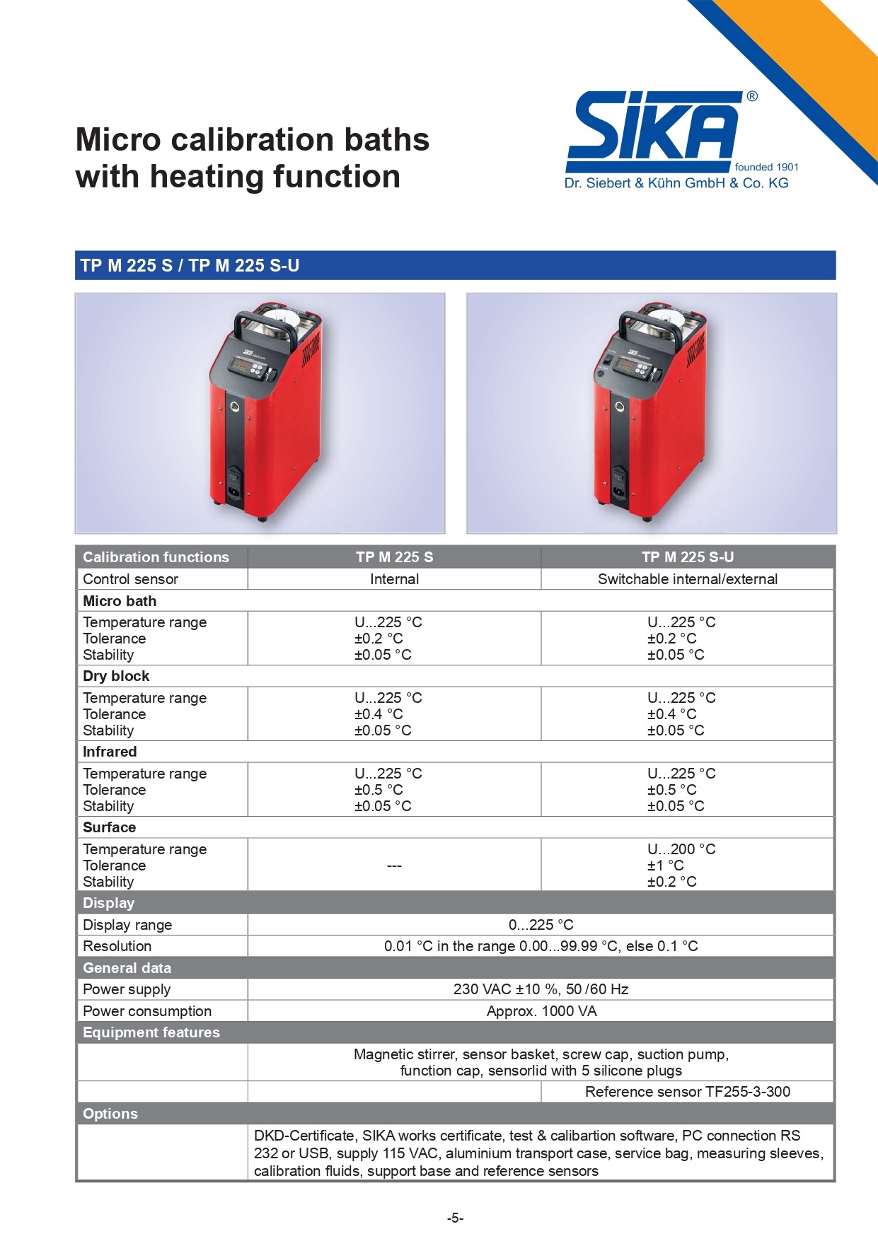 시카 SIKA TPM165S 저온용 마이크로배스 (-35~165℃) (가격문의)