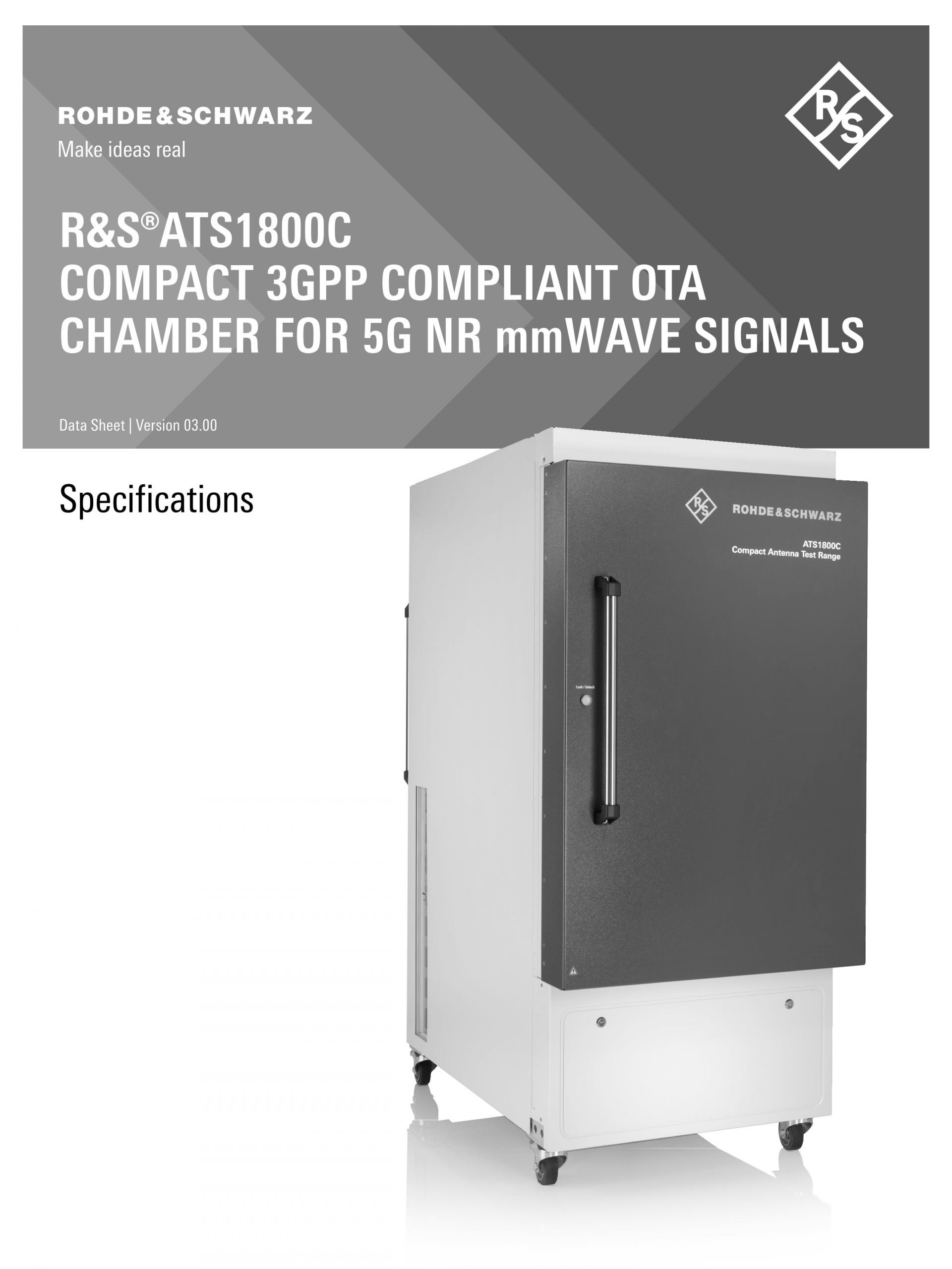 ROHDE & SCHWARZ 로데슈바르츠 로데슈바르즈 ATS1800C OTA챔버 (가격문의)