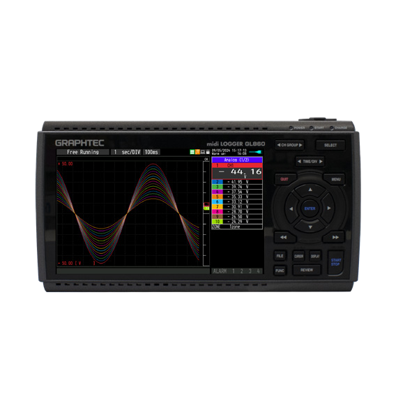 GRAPHTEC 그라프텍 GL860-S20 분리형 멀티채널 데이터로거 + B-563 20채널 스크류 단자