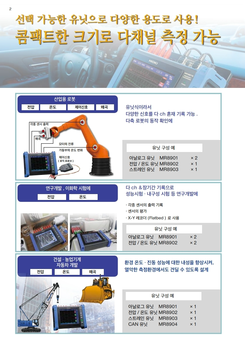 히오키 HIOKI MR8875 | 메모리 하이코더 (가격문의)