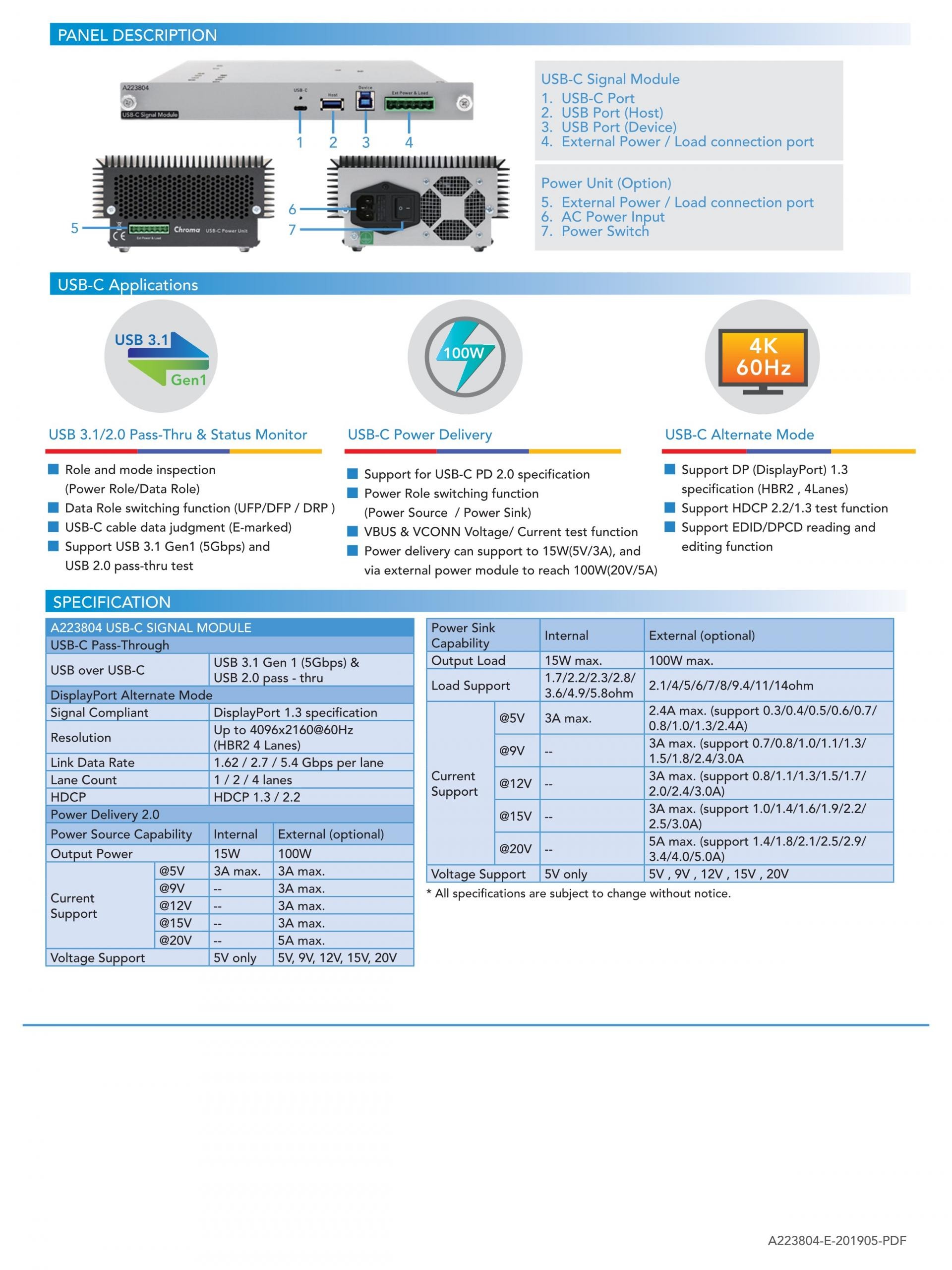 크로마 CHROMA Video Pattern Generator시리즈 2233-B/2234/2235/2238/2401/2402/2403/22294-A/23293-B/23294/ A223800 – /A223804/A223810/A223812 (가격문의)