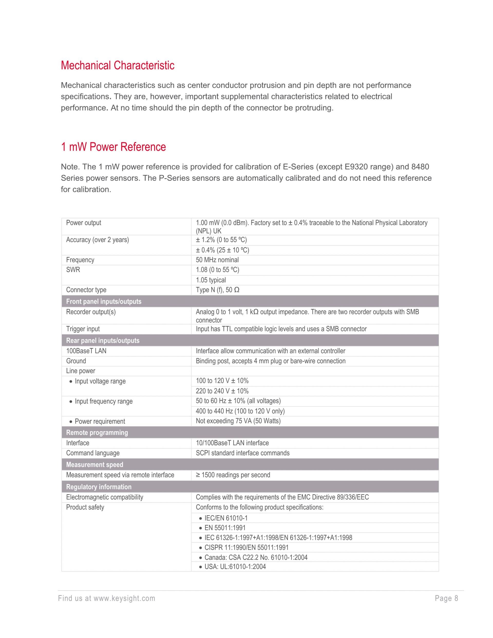 KEYSIGHT 키사이트 N8262A P시리즈 모듈러 파워 미터 (LXI-C 호환)