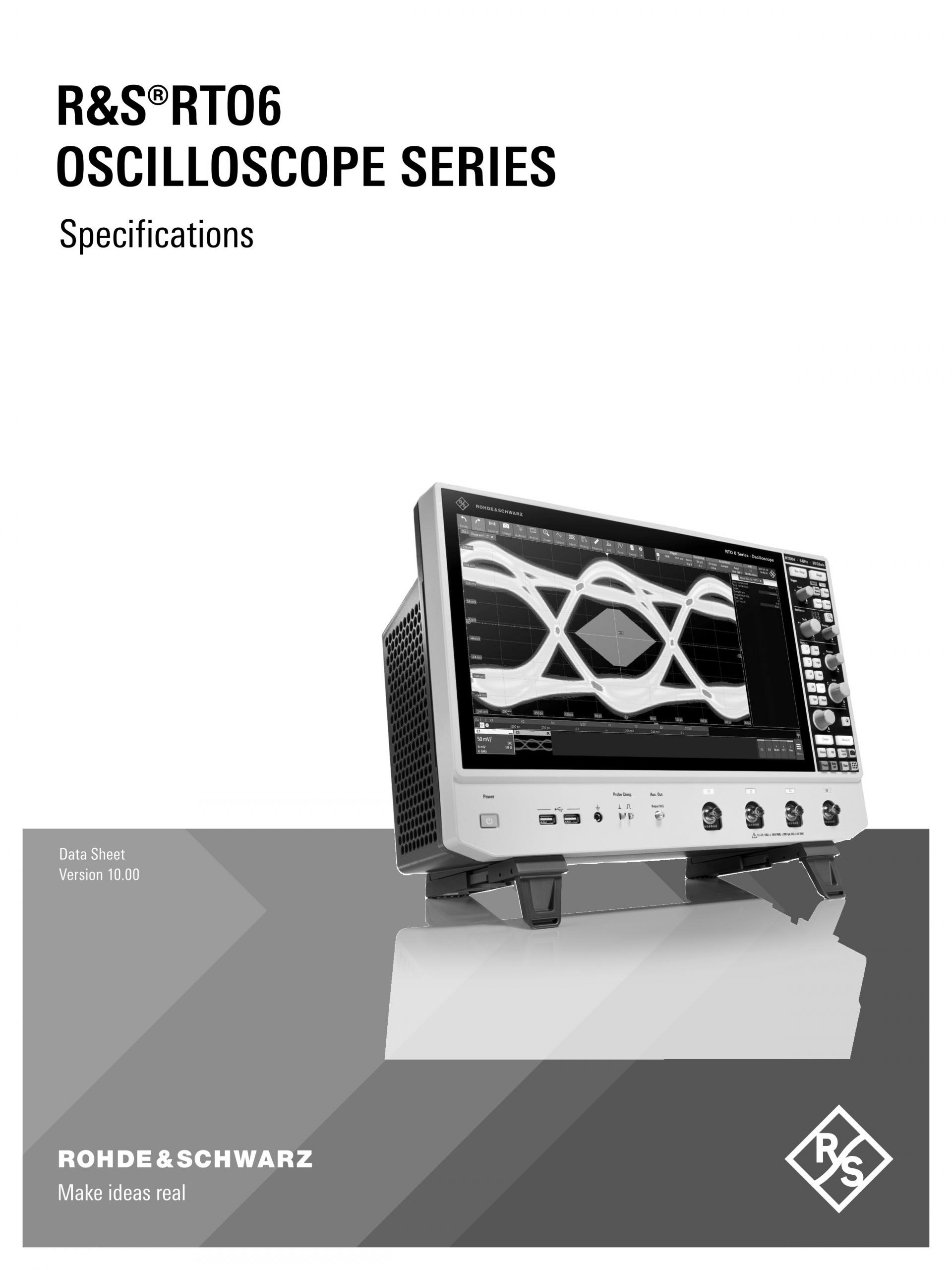 로데슈바르즈 ROHDE & SCHWARZ RTO6 오실로스코프 – 굿맨시스템 (가격문의)