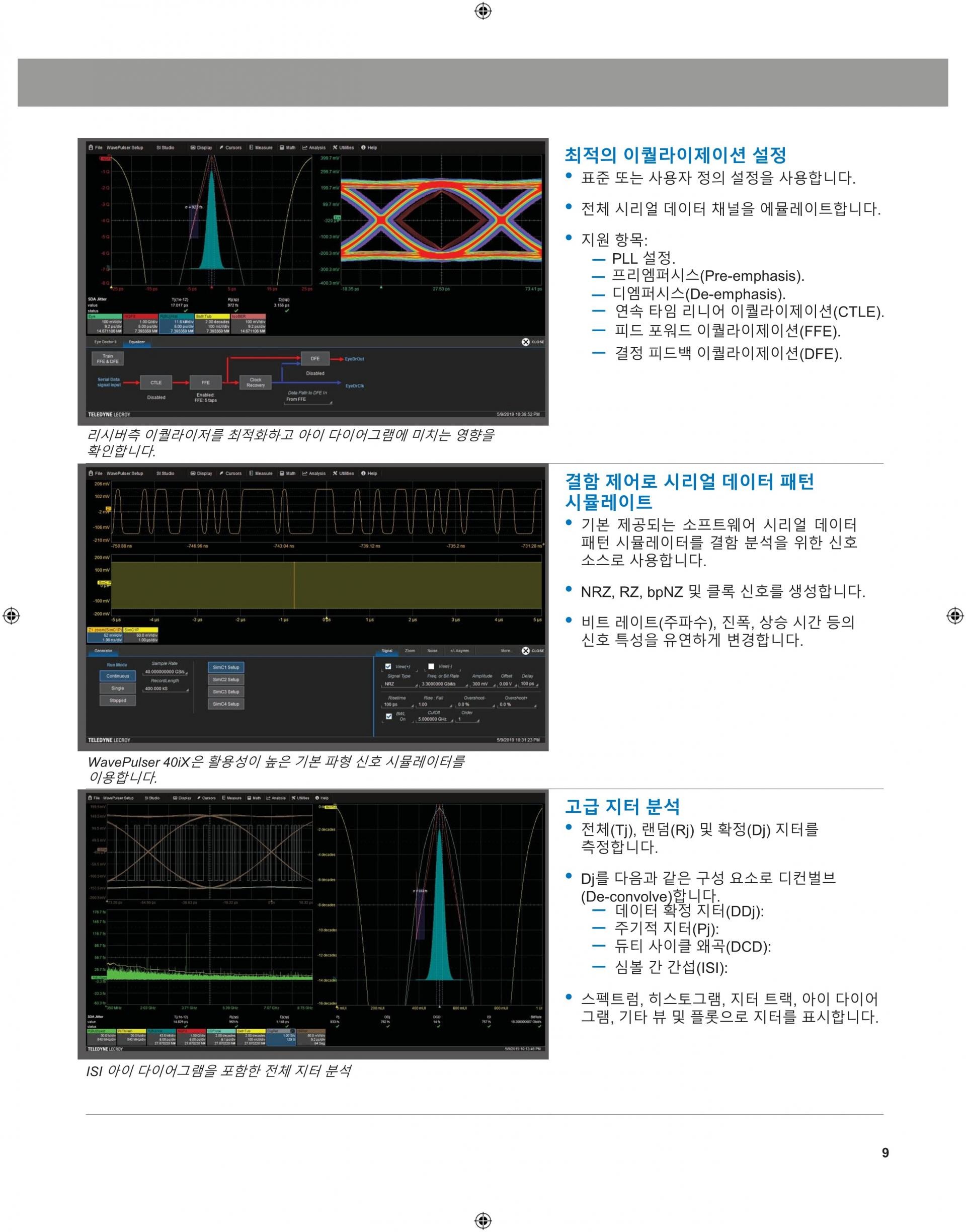 LECROY 르크로이 WAVEPULSER – 굿맨시스템 (가격문의) 40IX 고속 인터커넥트 분석기