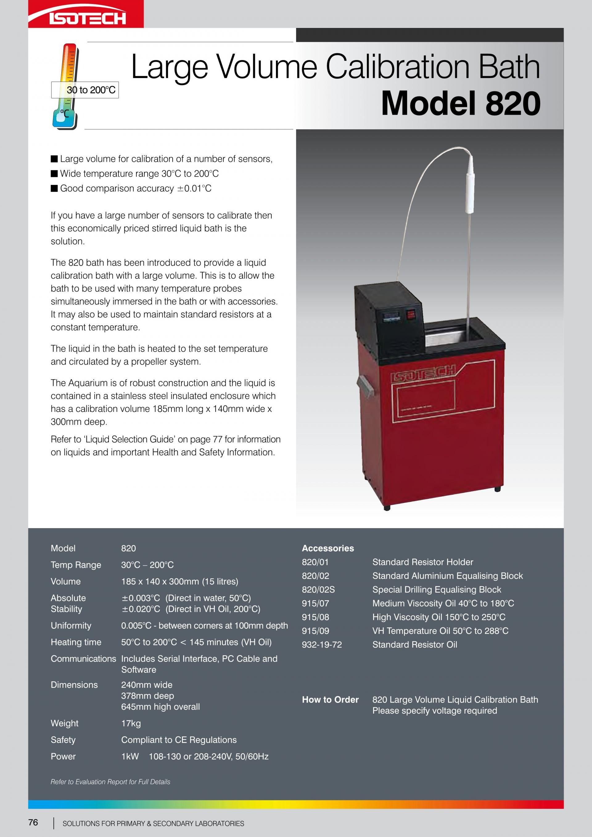 아이소텍 ISOTECH 820 (가격문의) 대용량 항온조 배스