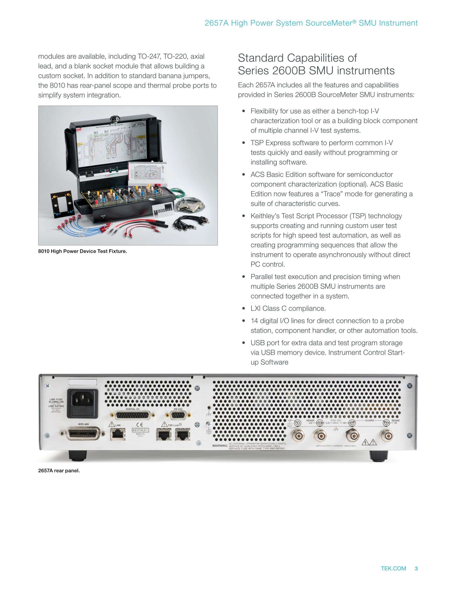 텍트로닉스 키슬리 TEKTRONIX Keithley 2651A 고전력 SourceMeter® SMU (가격문의)