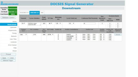 ROHDE & SCHWARZ 로데슈바르츠 로데슈바르즈 SFD DOCSIS 신호 발생기 (가격문의)