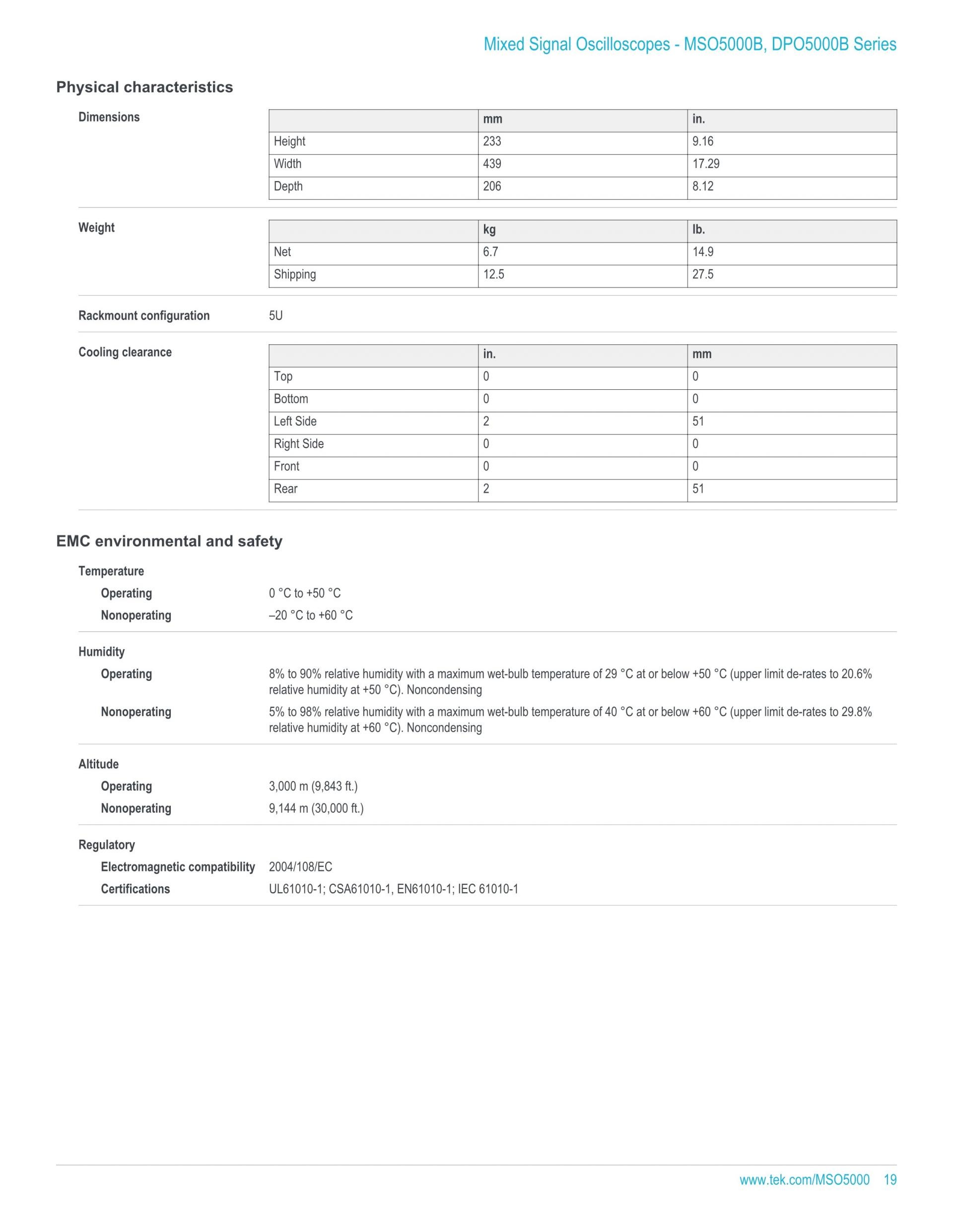 TEKTRONIX 텍트로닉스 MSO5054B 오실로스코프 (가격문의)