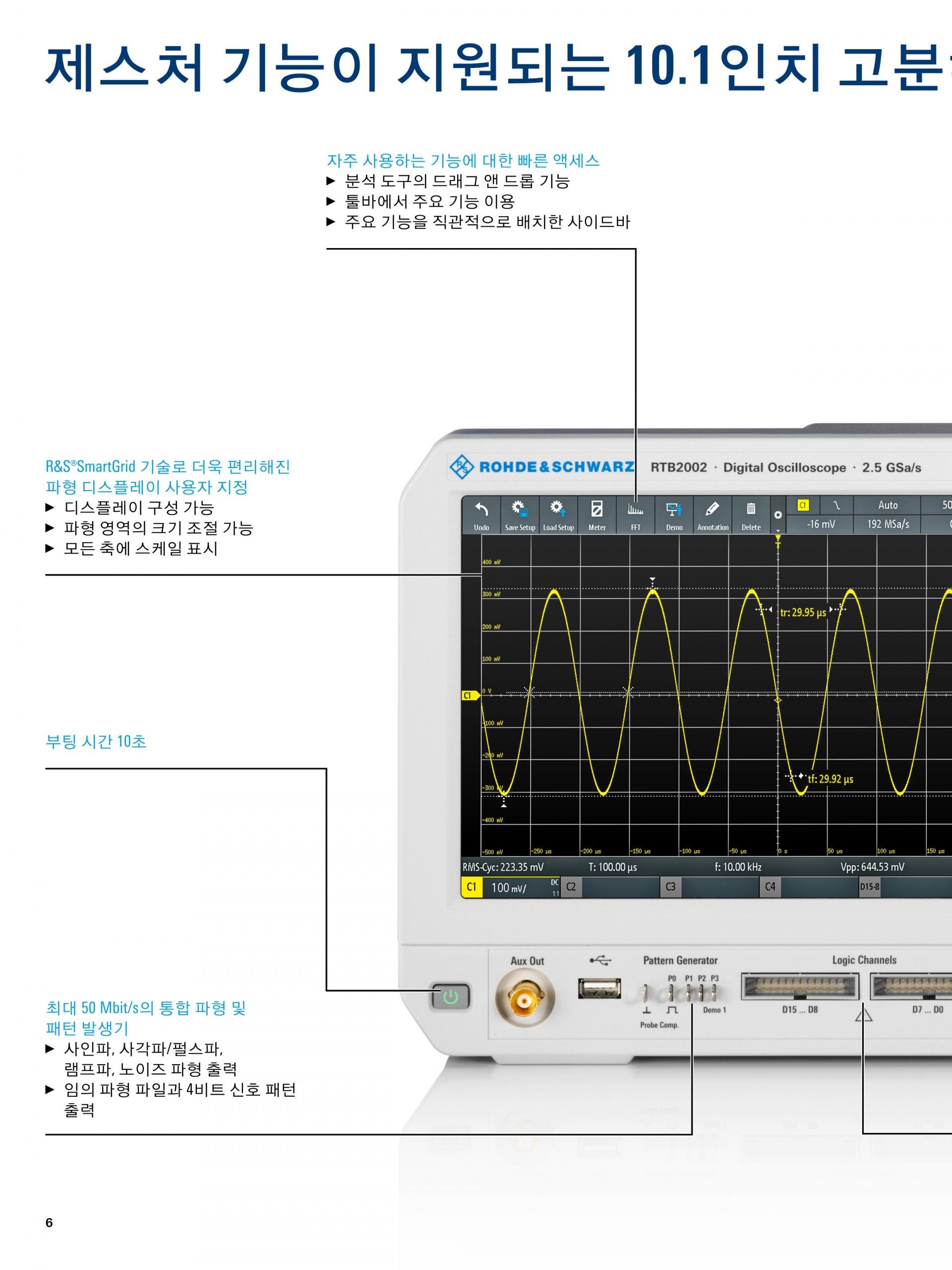 로데슈바르즈 ROHDE & SCHWARZ RTB2000 오실로스코프 – 굿맨시스템 (가격문의)