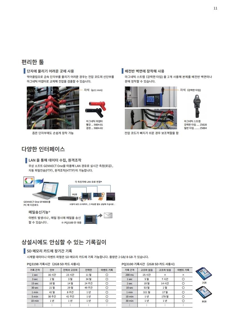 HIOKI 히오키 PQ3198 전원품질 아날라이저 (가격문의) – 굿맨시스템