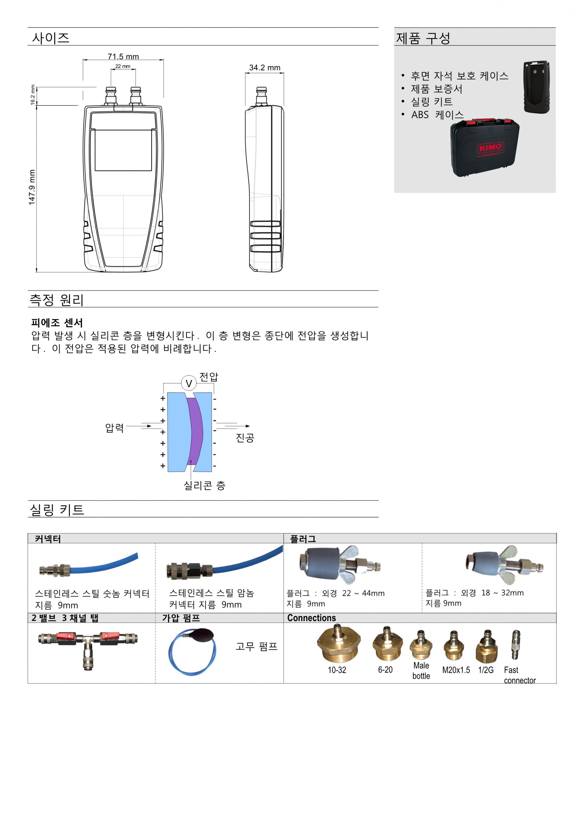 키모 KIMO MP130 압력계 – 굿맨시스템 (가격문의)