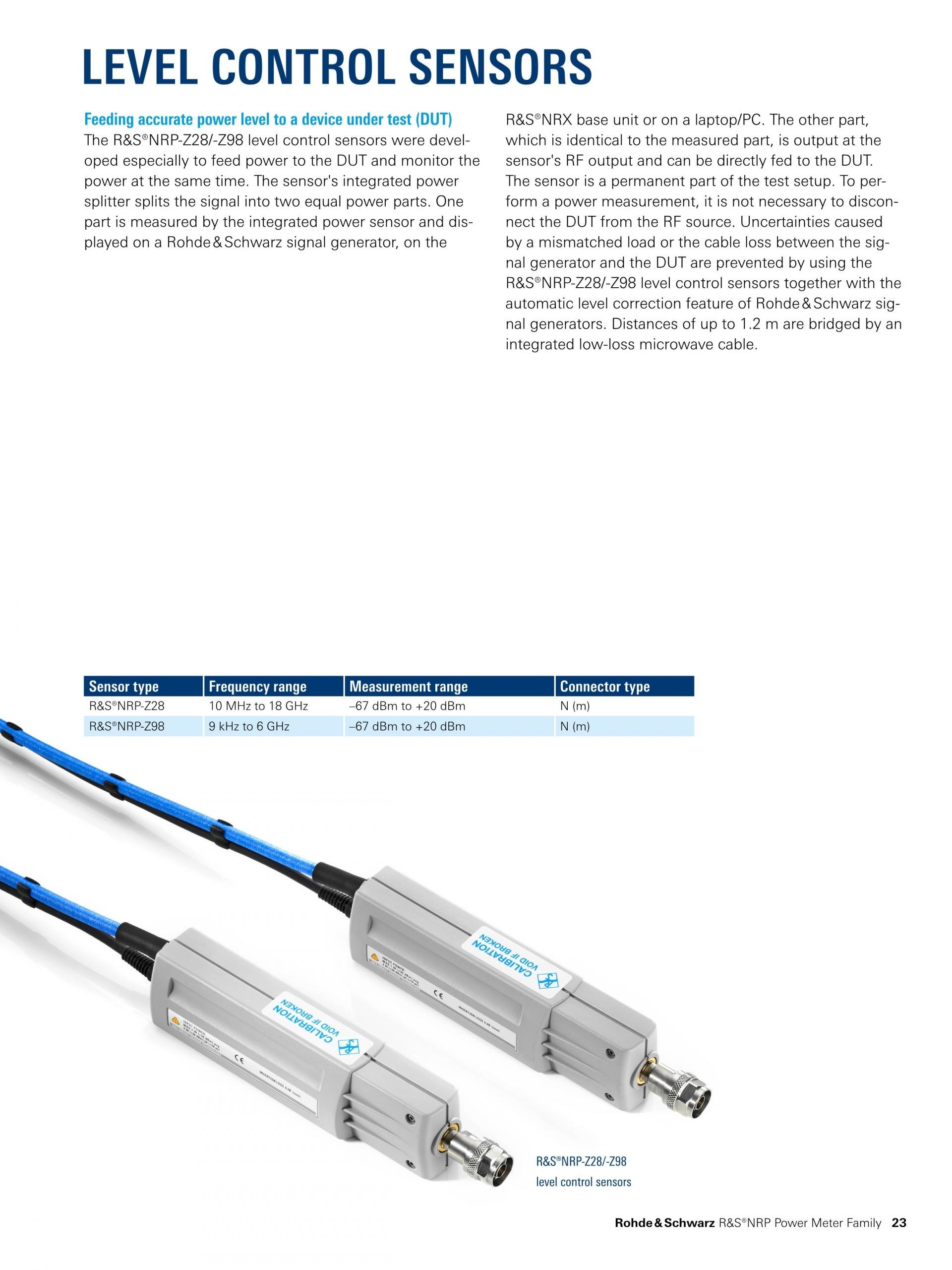 ROHDE & SCHWARZ 로데슈바르츠 로데슈바르즈 NRP-Z 2-path 다이오드 파워 센서 (가격문의) – 굿맨시스템