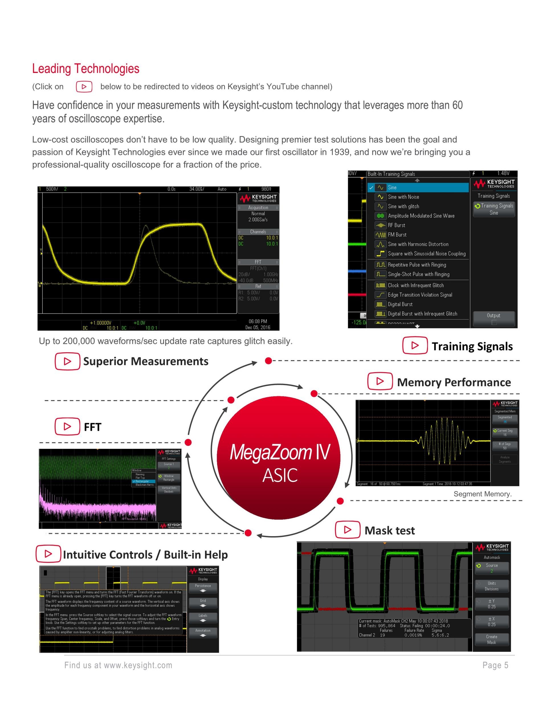 KEYSIGHT 키사이트 DSOX1202A 디지털 오실로스코프 70/100/200 MHz 2CH (가격문의)