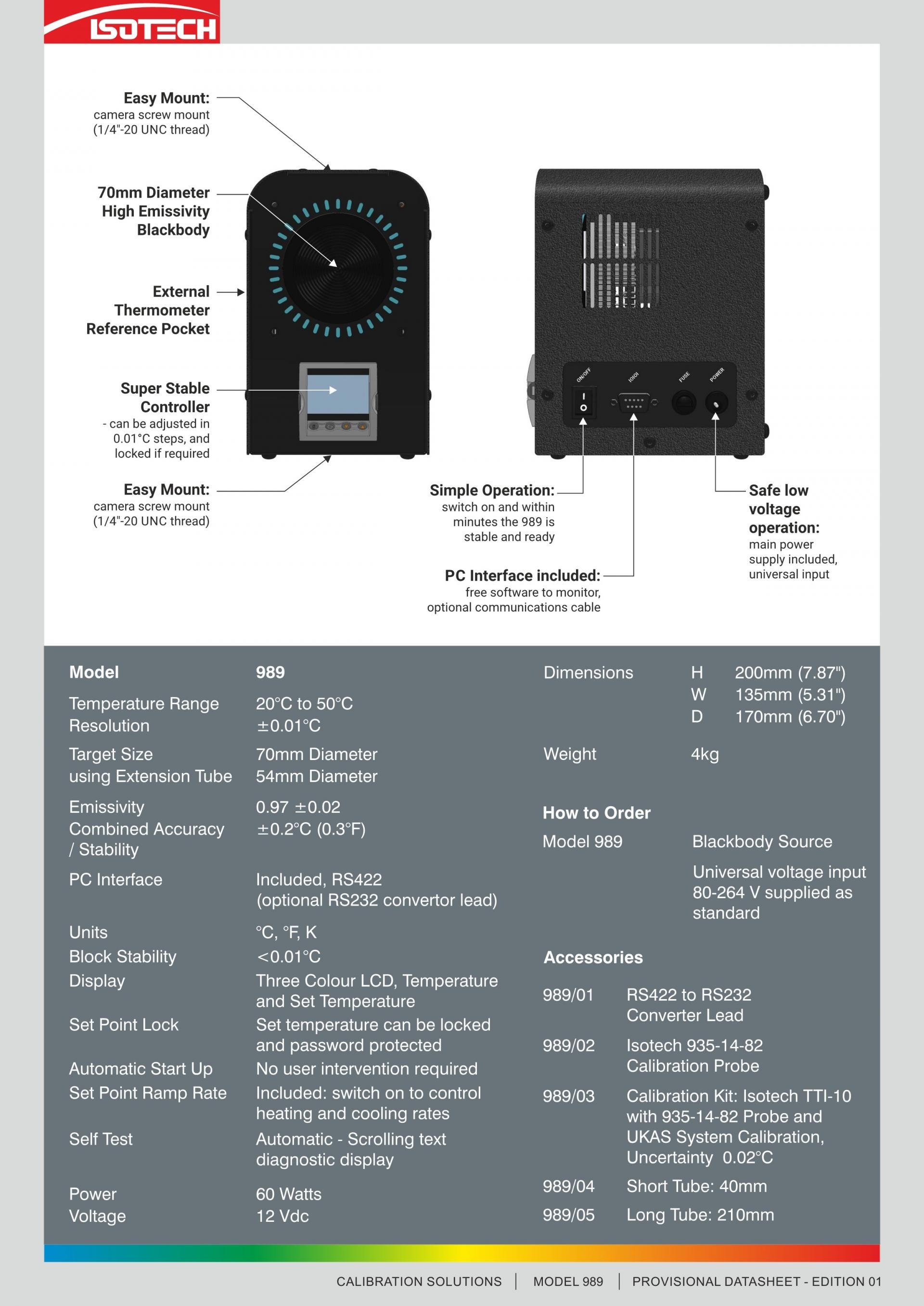 아이소텍 ISOTECH 989 산업용 저온 흑체로(인체용) - 가격문의 – 굿맨시스템
