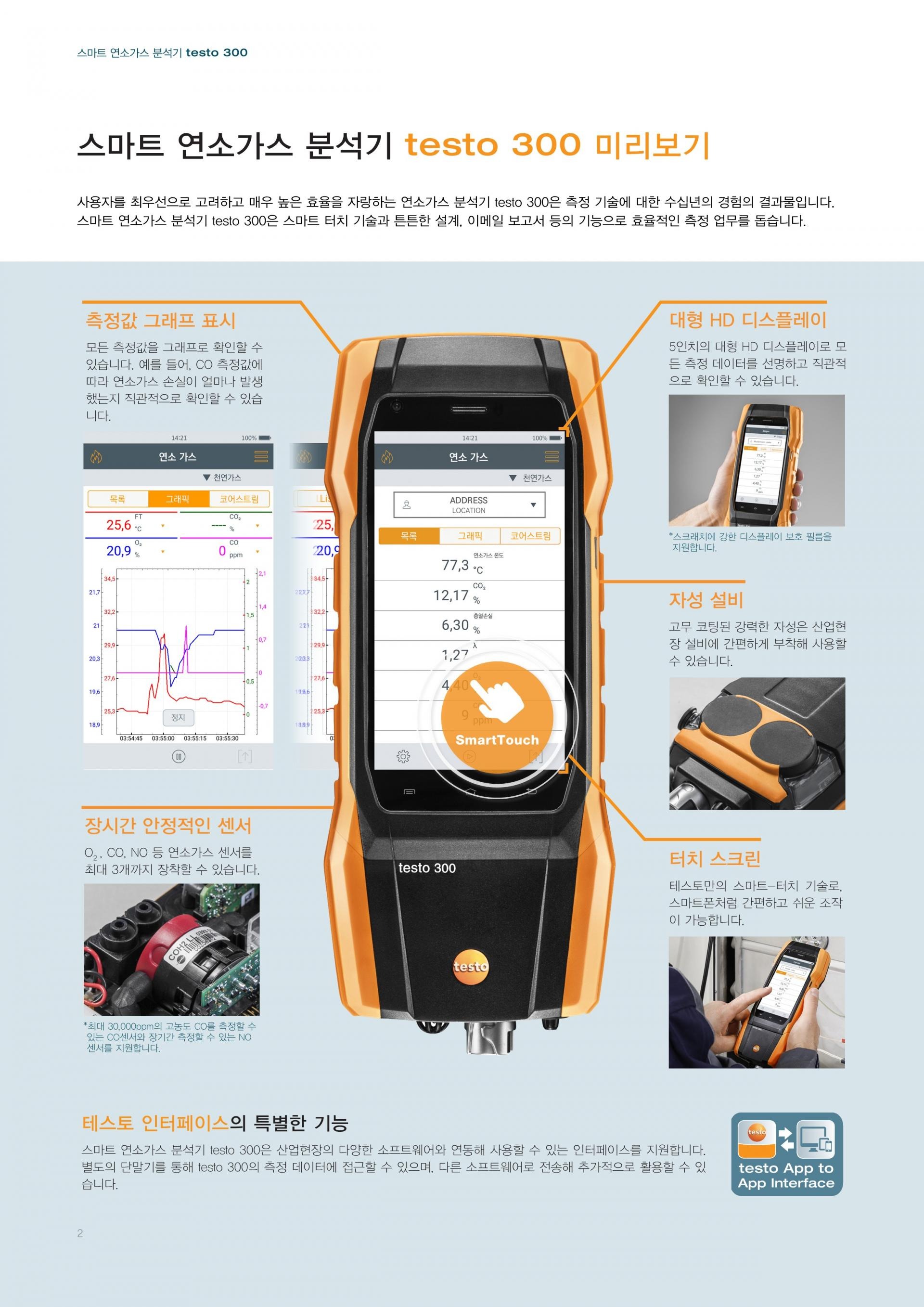테스토 TESTO 300 NOX 세트 ( 520563 3008 ) - 가격문의
