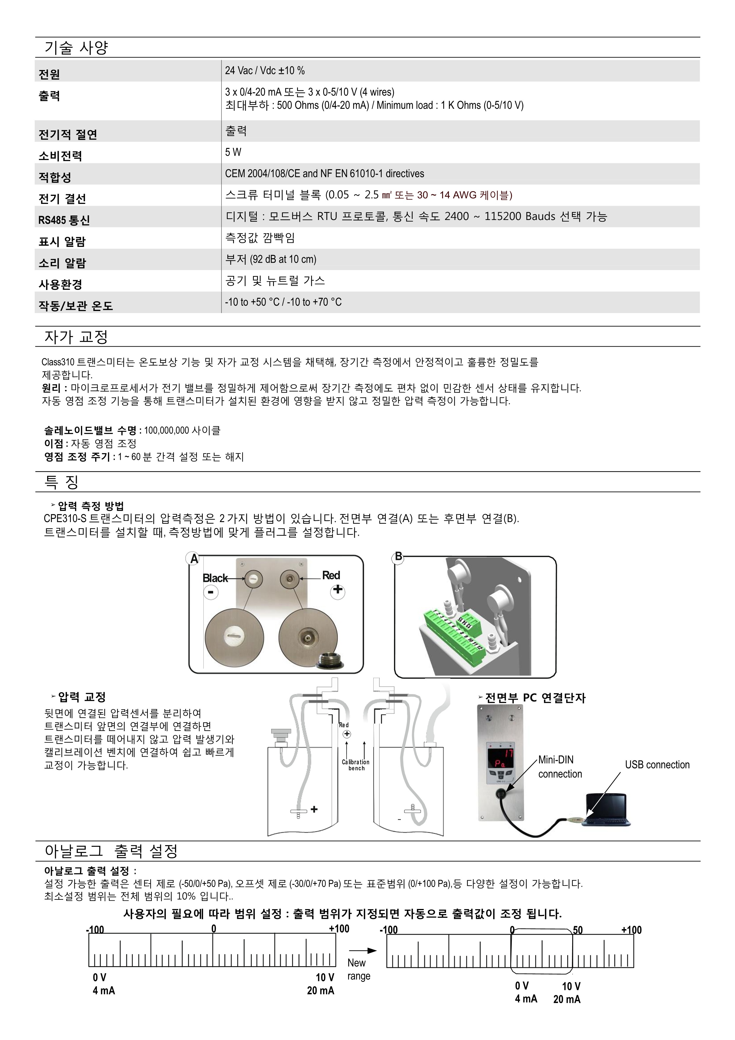 키모 KIMO CPE310-S 매립형 다기능 압력 & 풍속/풍량 & 온습도 & CO/CO₂ 트랜스미터 – 굿맨시스템 (가격문의)