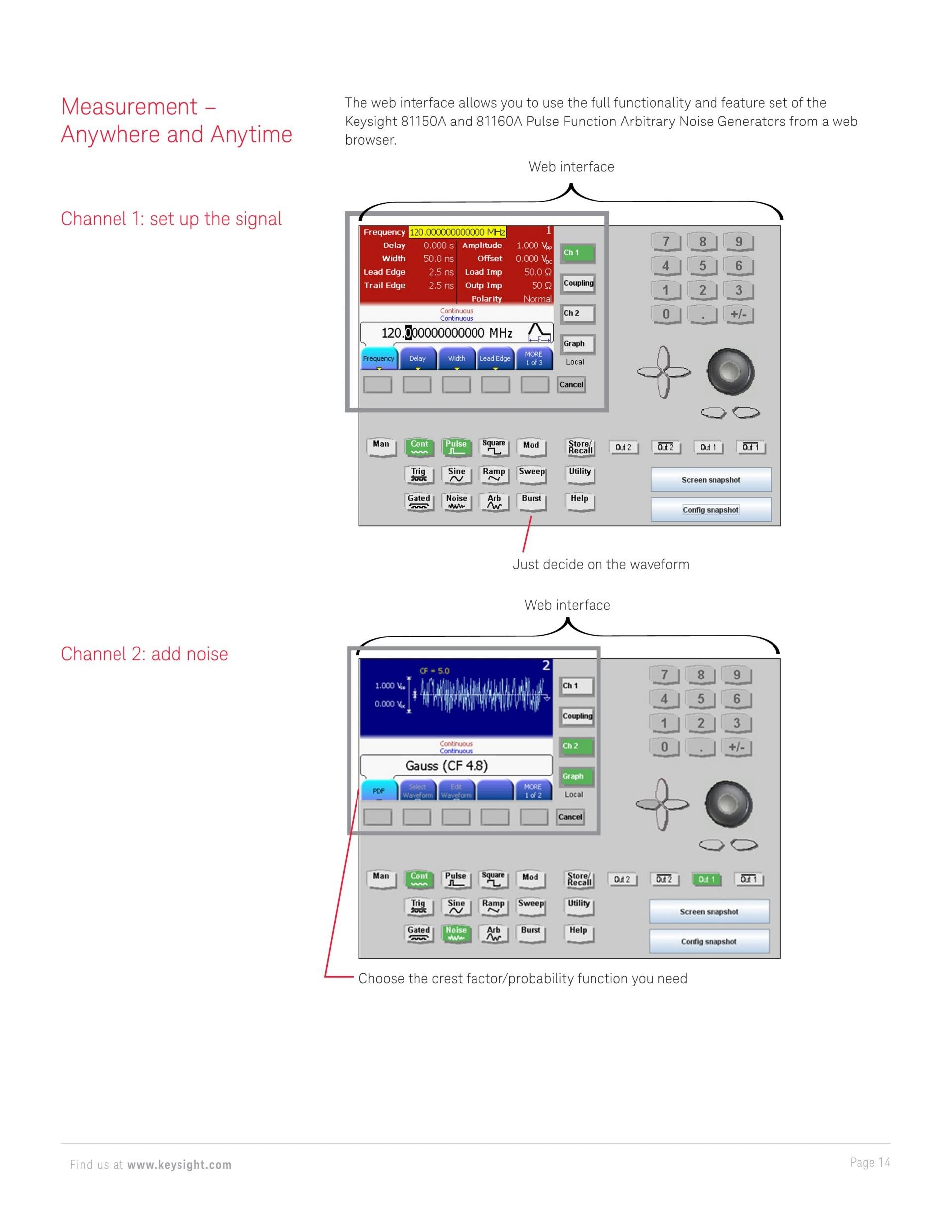 KEYSIGHT 키사이트 81150A | 펄스 함수 임의 노이즈 발생기 (가격문의)