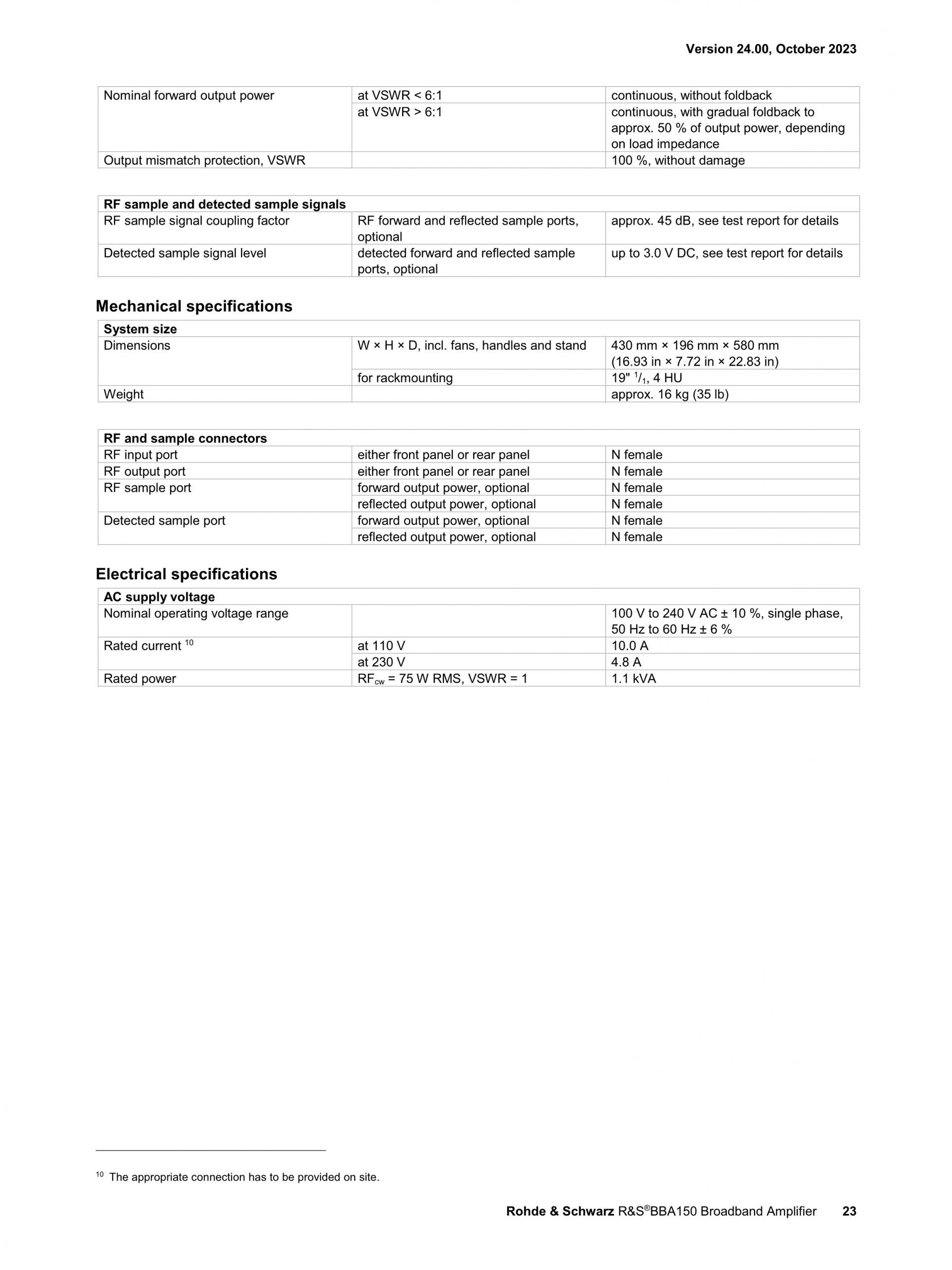 ROHDE & SCHWARZ 로데슈바르츠 로데슈바르즈 BBA150 광대역 증폭기 (가격문의)