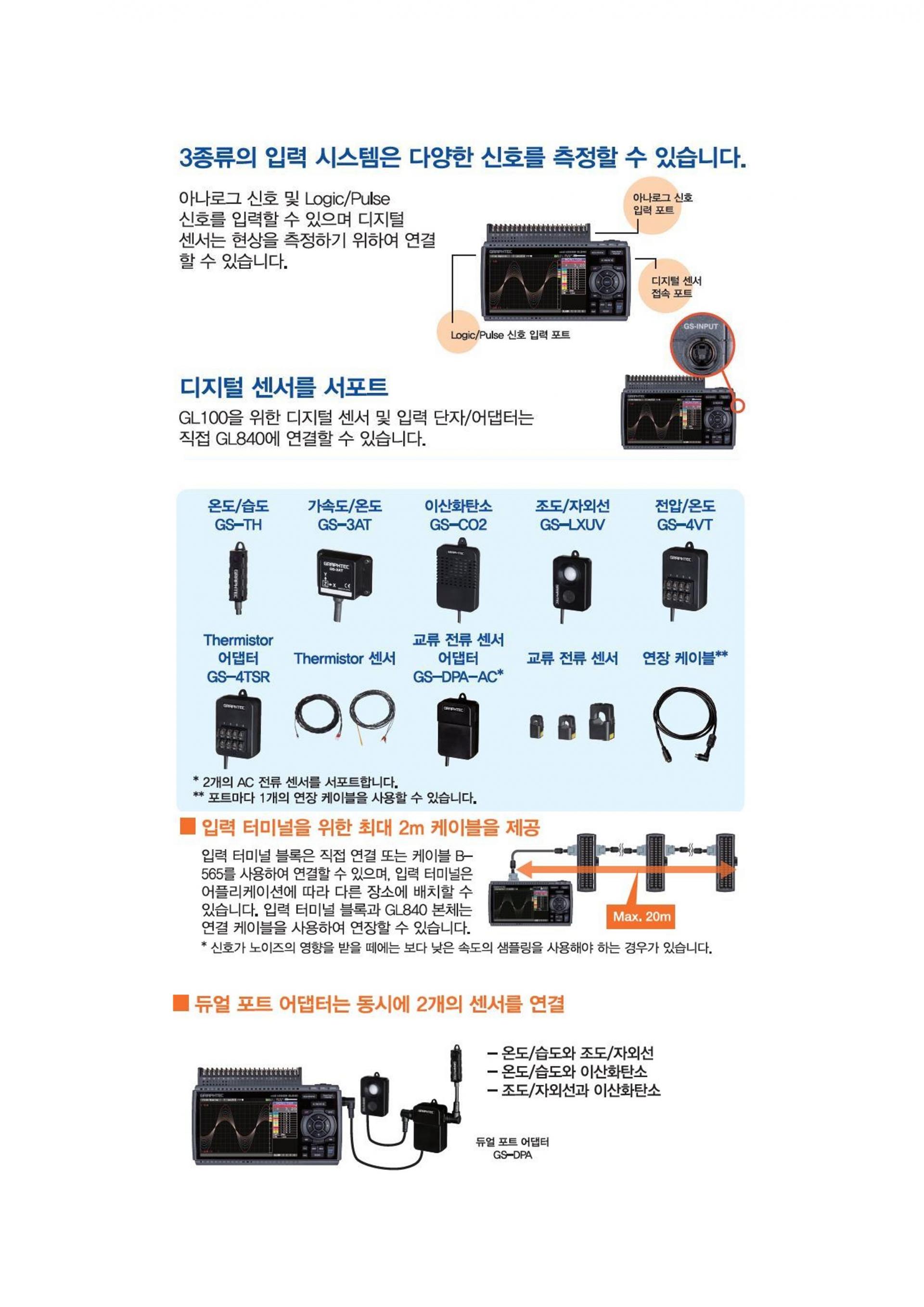 GRAPHTEC 그라프텍 GL240 데이터 로거(10ch) - (가격문의)