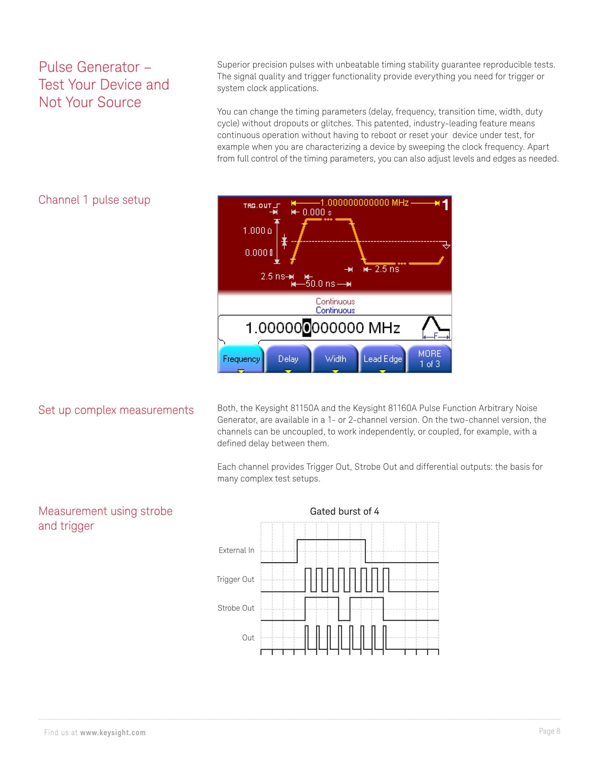KEYSIGHT 키사이트 81150A | 펄스 함수 임의 노이즈 발생기 (가격문의)