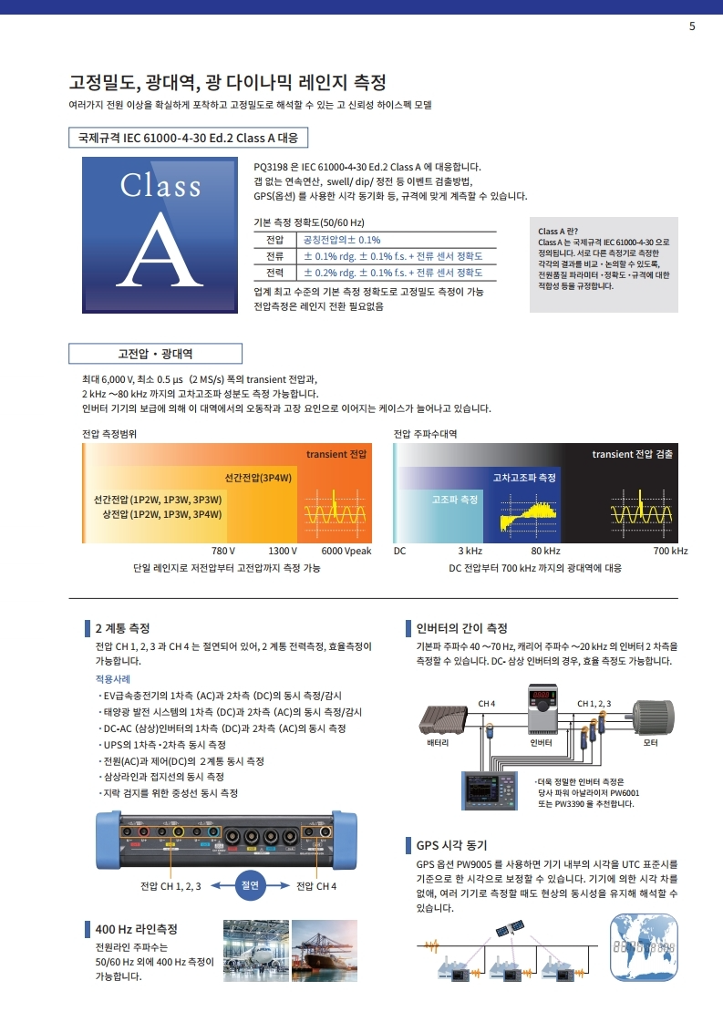 HIOKI 히오키 PQ3198 전원품질 아날라이저 (가격문의) – 굿맨시스템